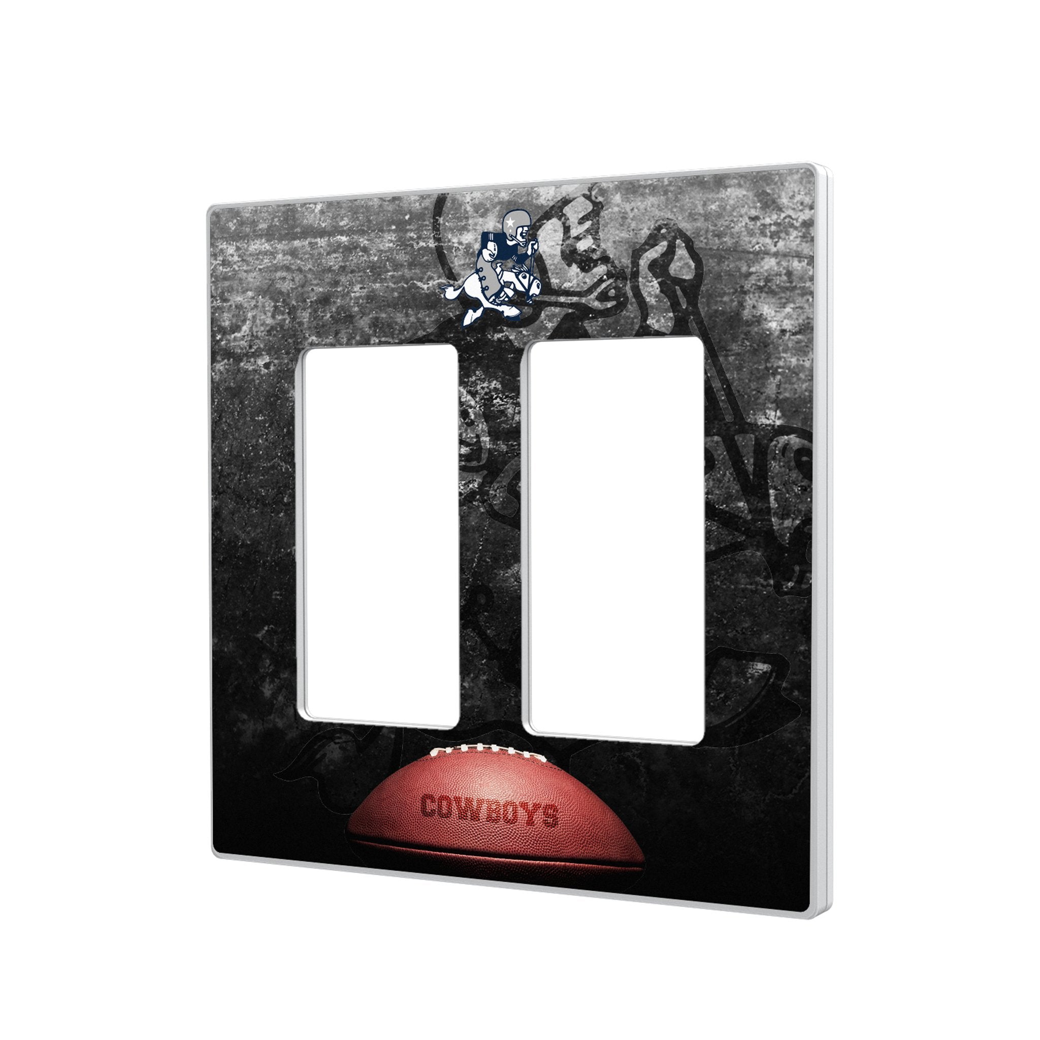 Dallas Cowboys 1966-1969 Historic Collection Legendary Hidden-Screw Light Switch Plate 4