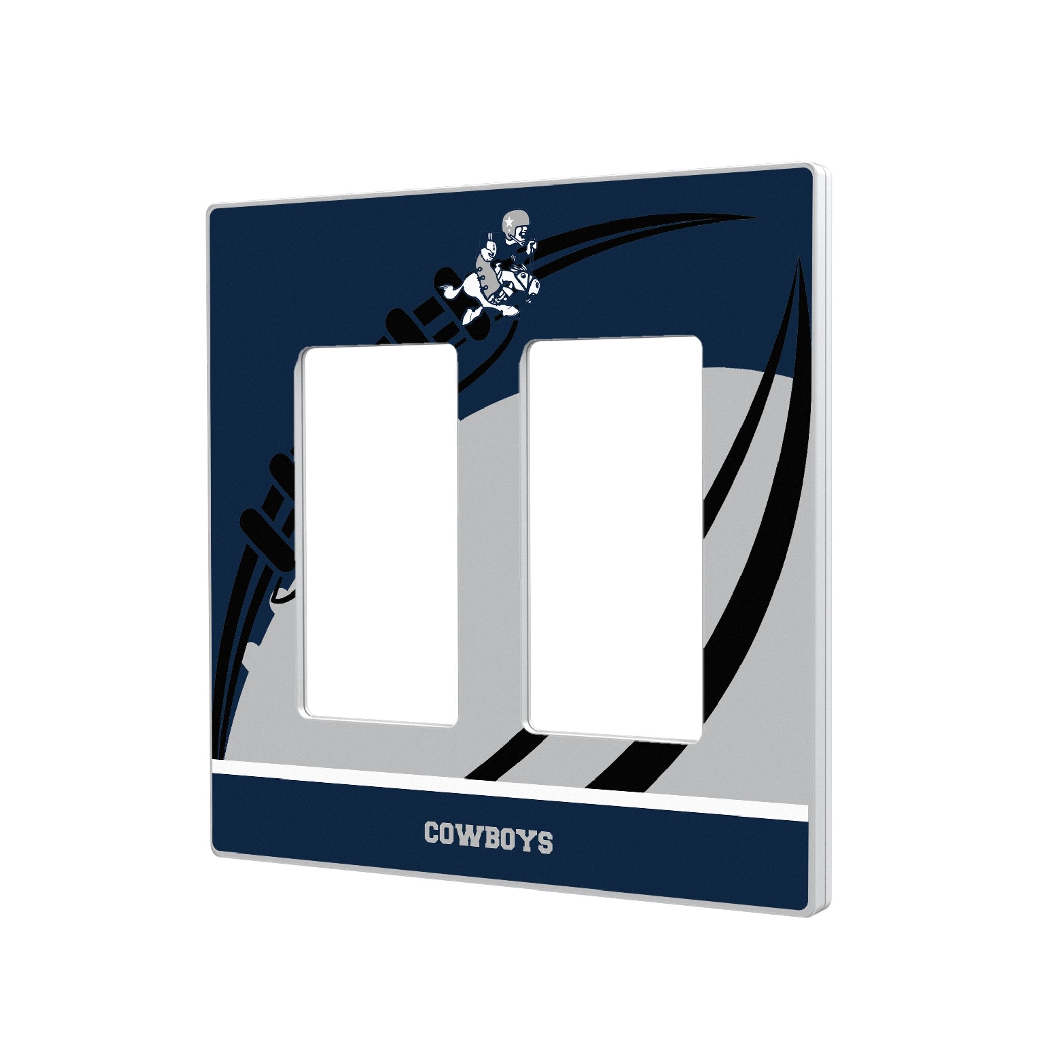 Dallas Cowboys 1966-1969 Historic Collection Passtime Hidden-Screw Light Switch Plate 4