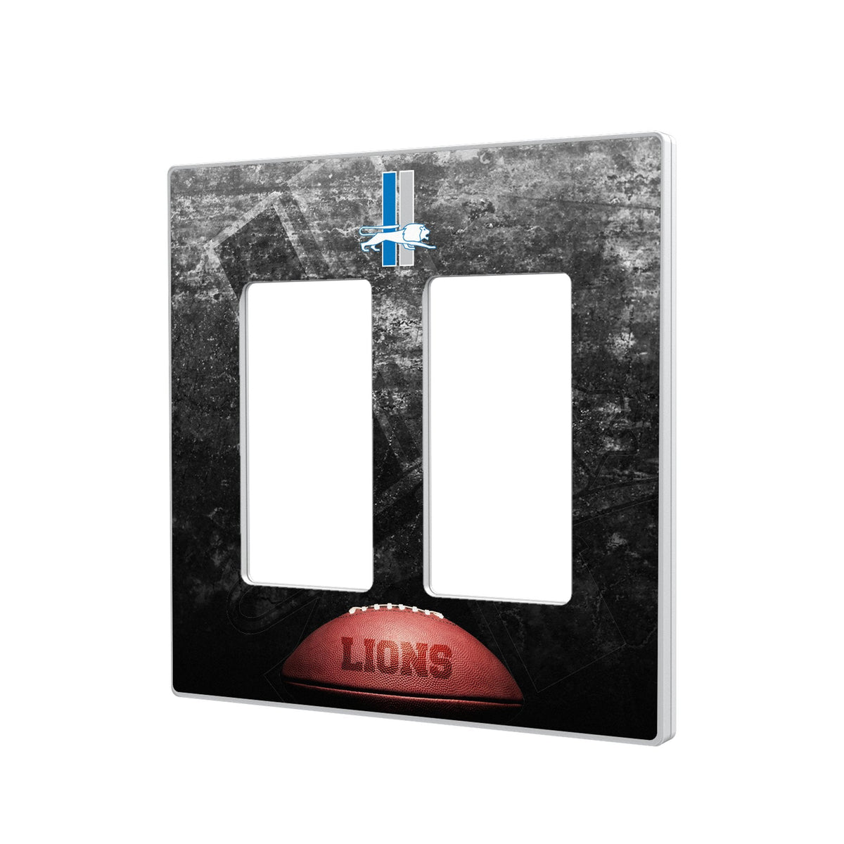 Detroit Lions Retro Legendary Hidden-Screw Light Switch Plate 4