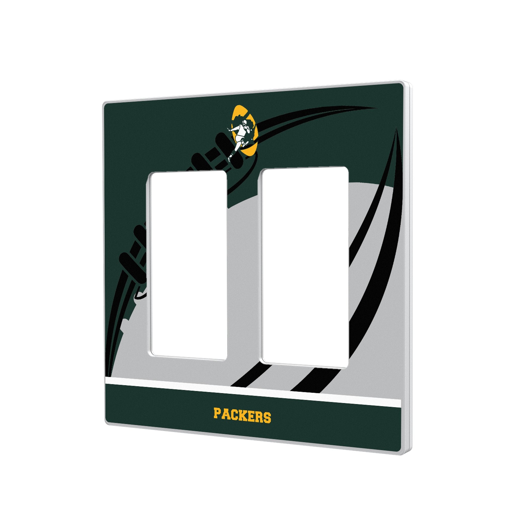 Green Bay Packers Historic Collection Passtime Hidden-Screw Light Switch Plate 4