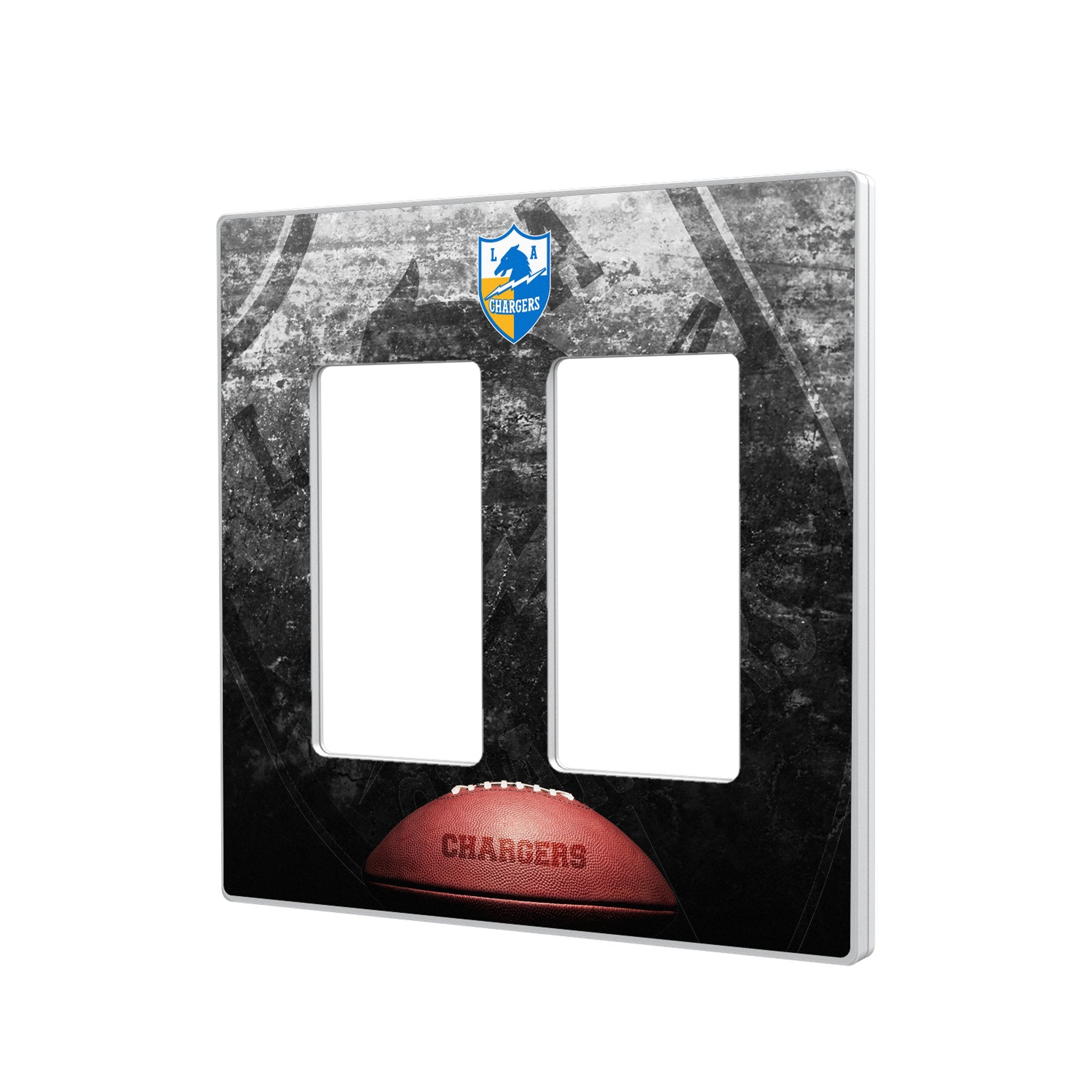 Los Angeles Chargers Historic Collection Legendary Hidden-Screw Light Switch Plate 4