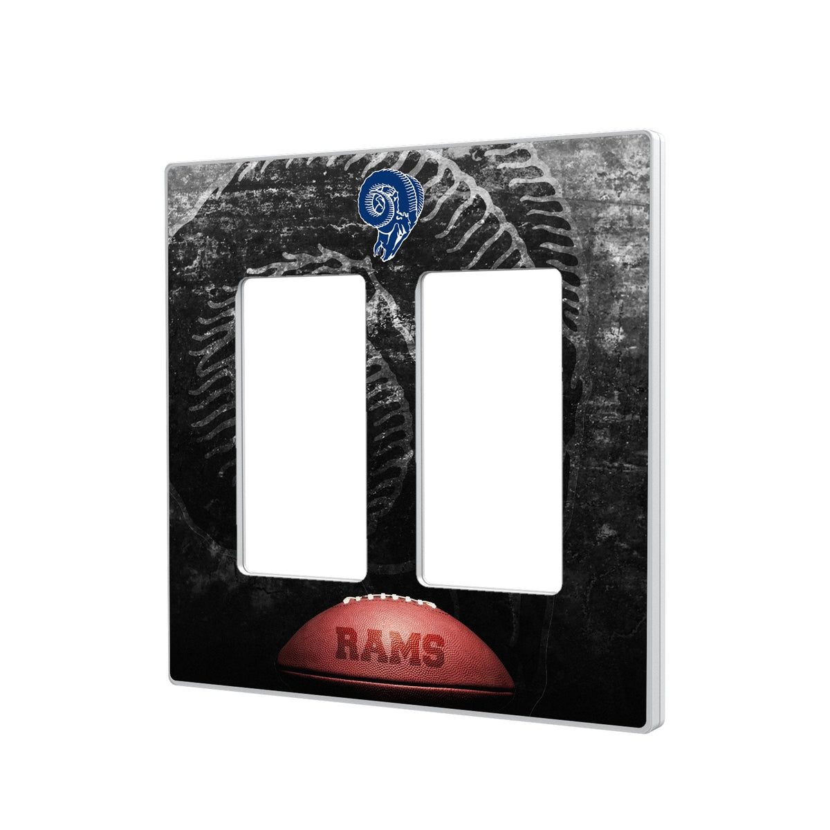 Los Angeles Rams Historic Collection Legendary Hidden-Screw Light Switch Plate 4