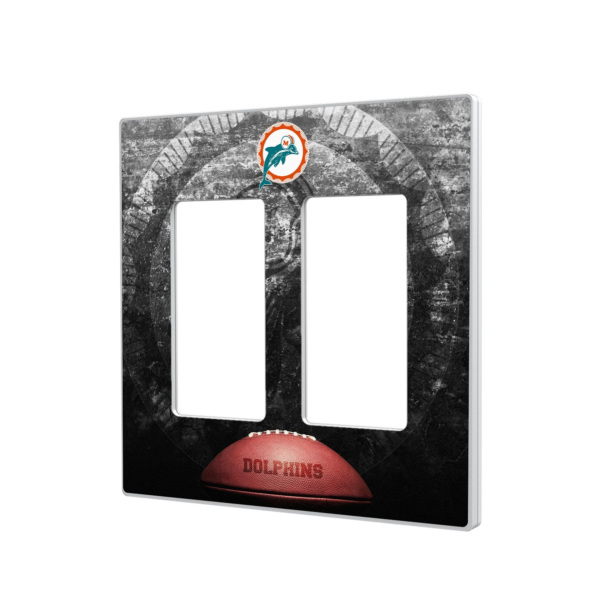 Miami Dolphins 1966-1973 Historic Collection Legendary Hidden-Screw Light Switch Plate 4