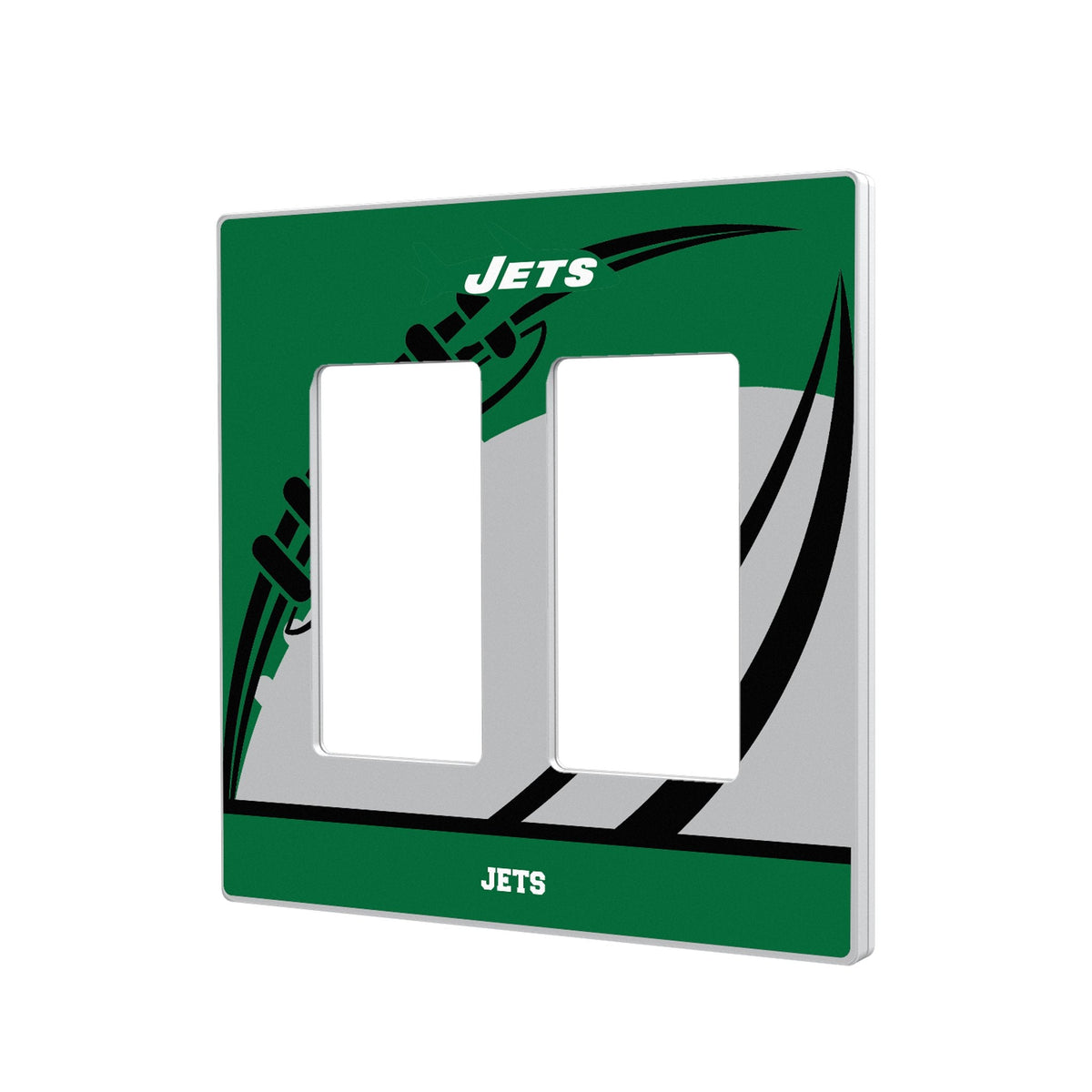 New York Jets 1963 Historic Collection Passtime Hidden-Screw Light Switch Plate 4