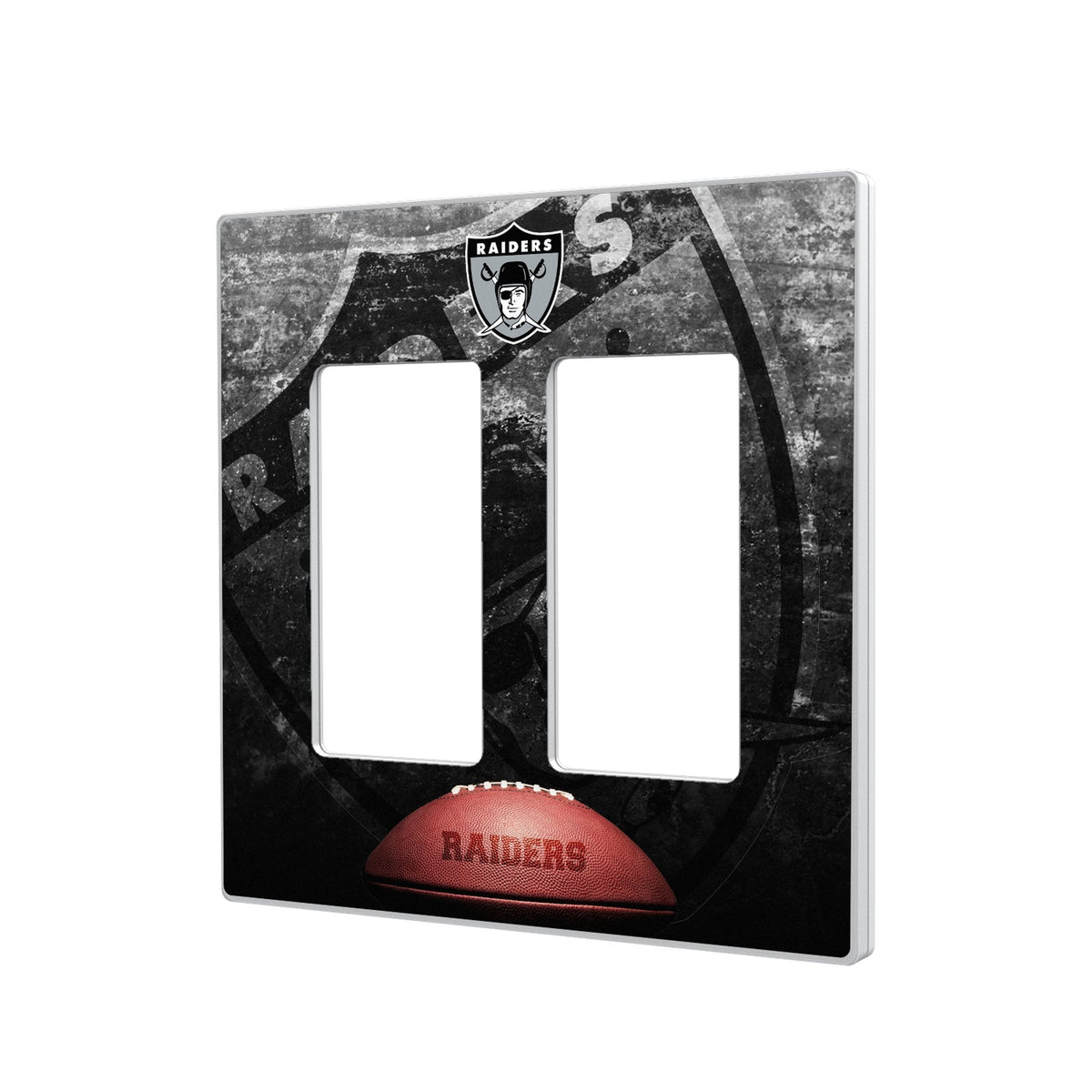Oakland Raiders 1963 Historic Collection Legendary Hidden-Screw Light Switch Plate 4