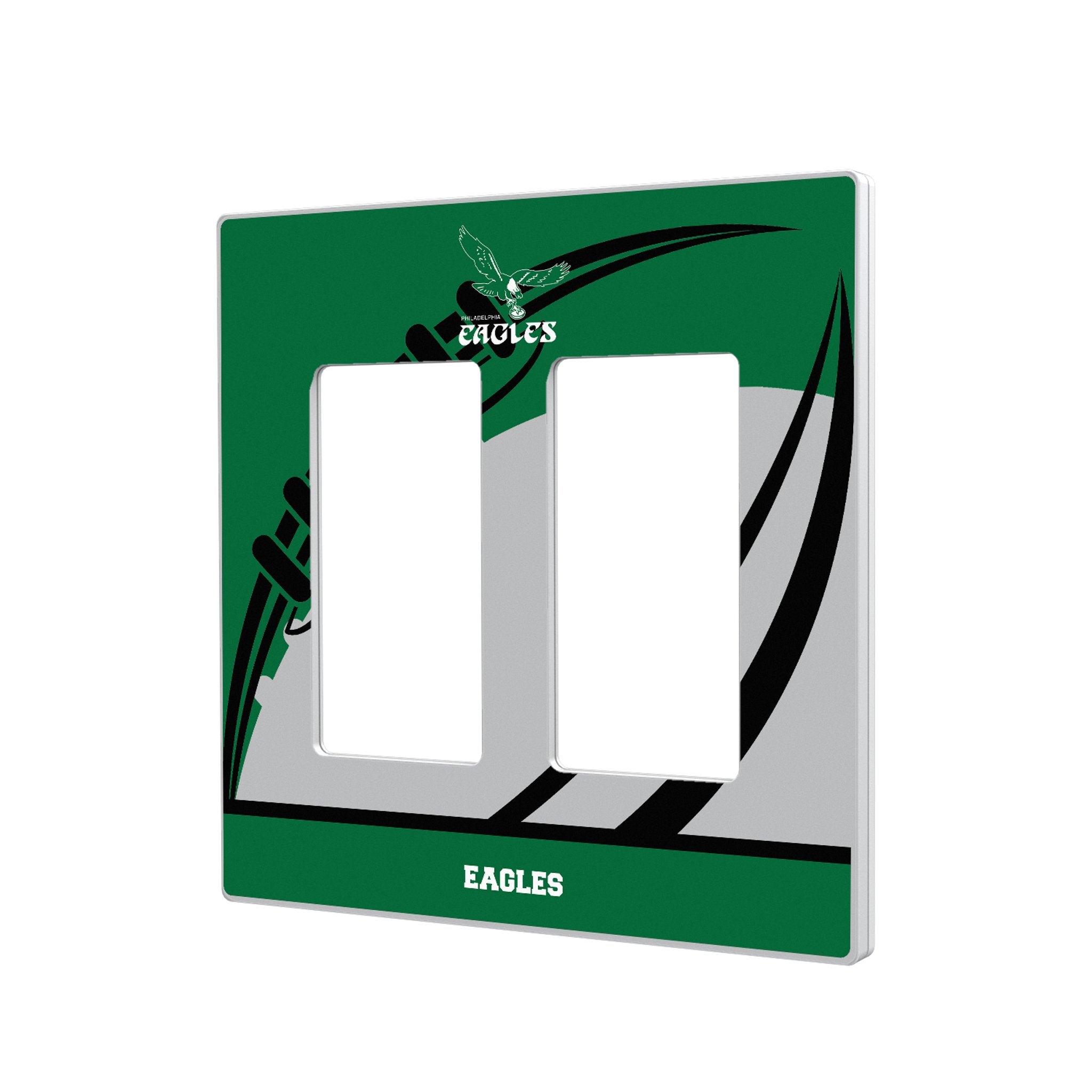 Philadelphia Eagles 1973-1995 Historic Collection Passtime Hidden-Screw Light Switch Plate 4