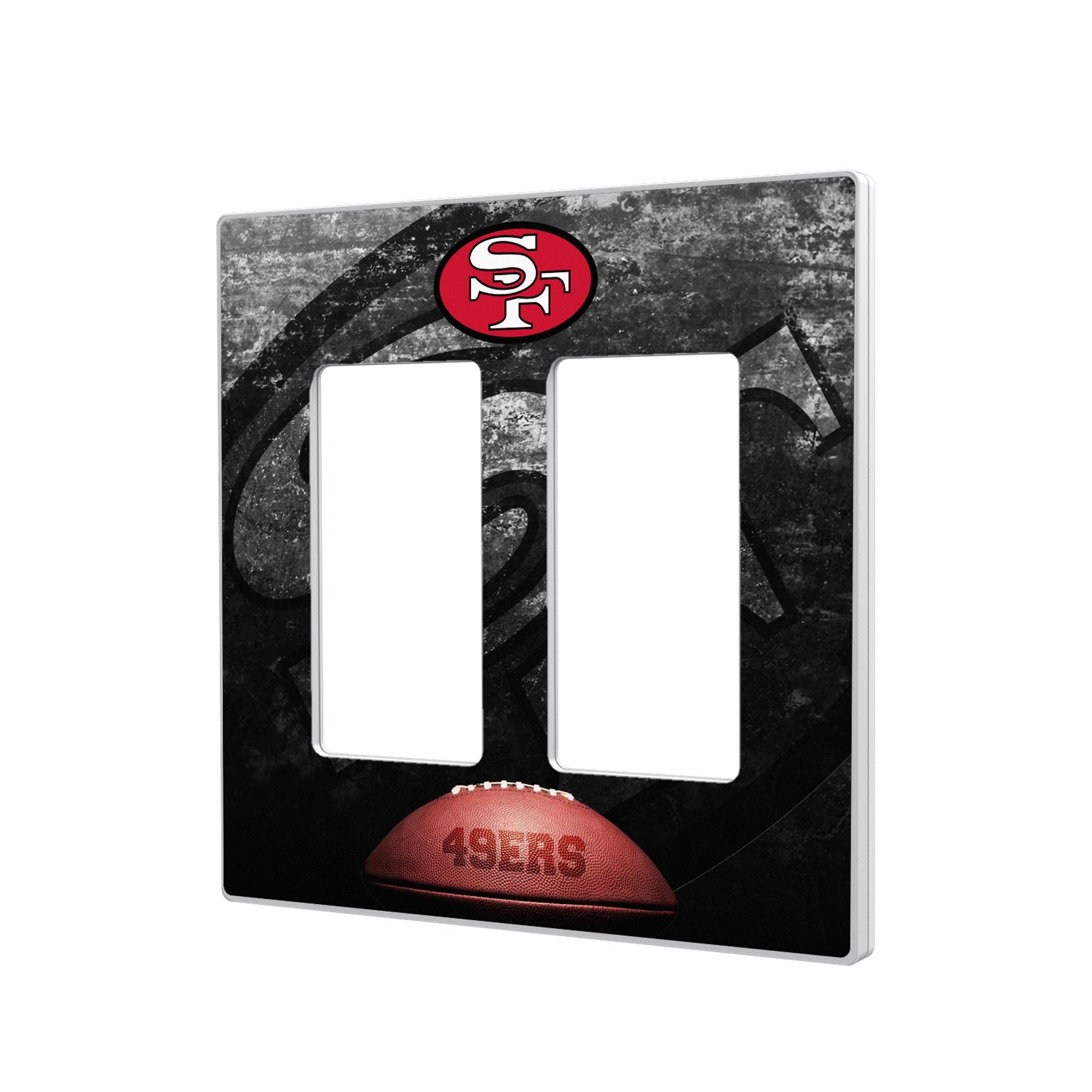 San Francisco 49ers Historic Collection Legendary Hidden-Screw Light Switch Plate 4