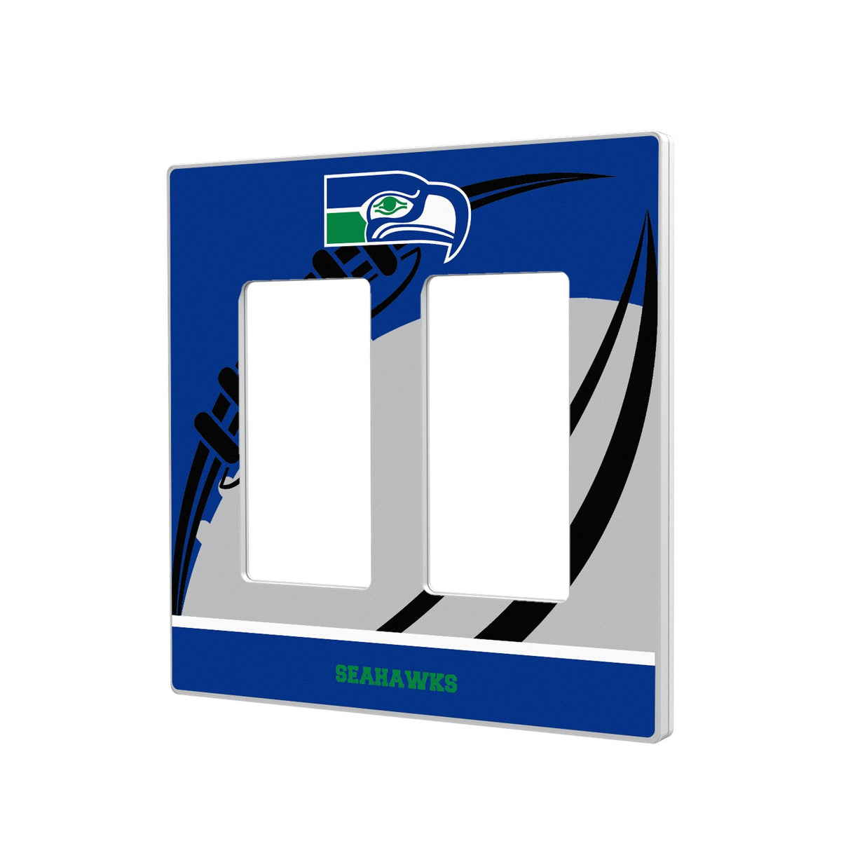 Seattle Seahawks Historic Collection Passtime Hidden-Screw Light Switch Plate 4