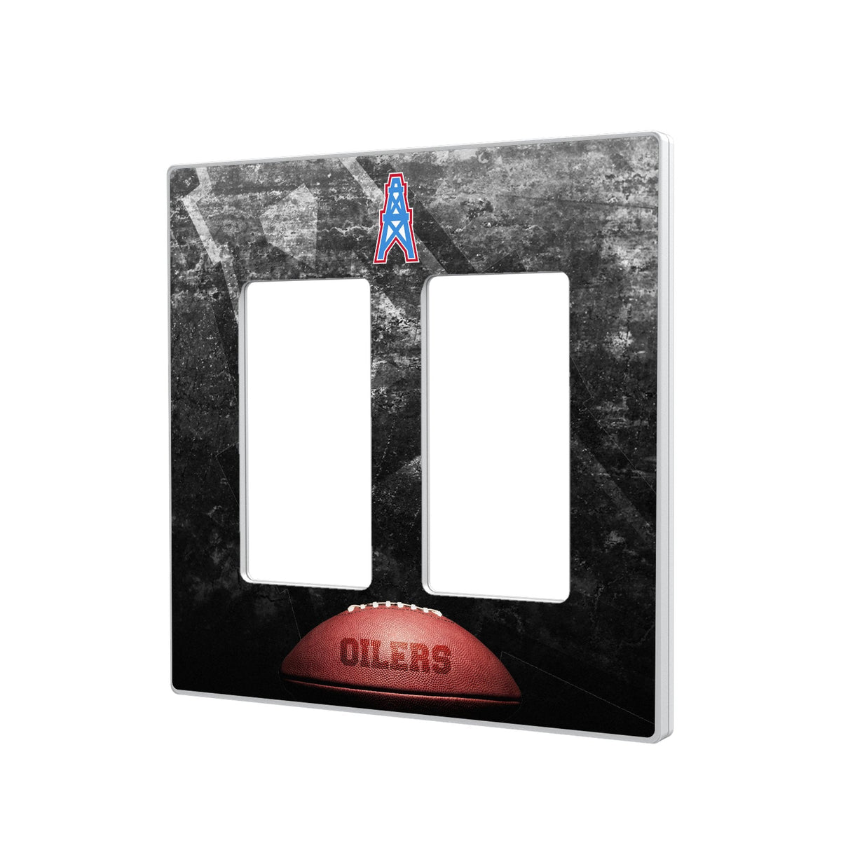 Houston Oilers Historic Collection Legendary Hidden-Screw Light Switch Plate 4