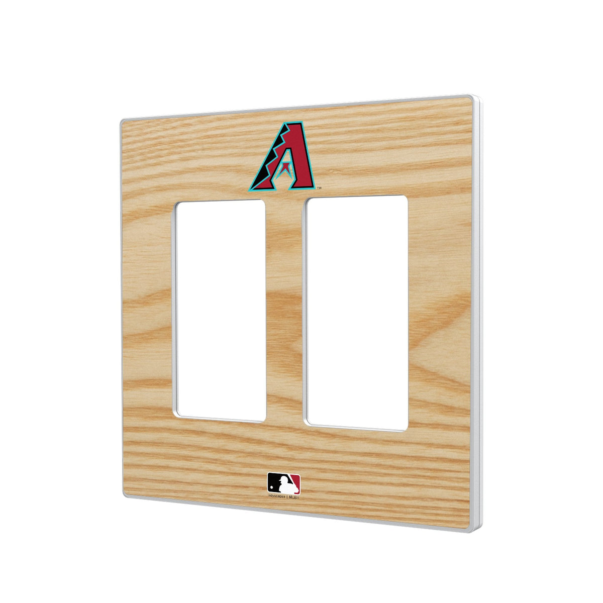 Arizona Diamondbacks Baseball Bat Hidden-Screw Light Switch Plate 4