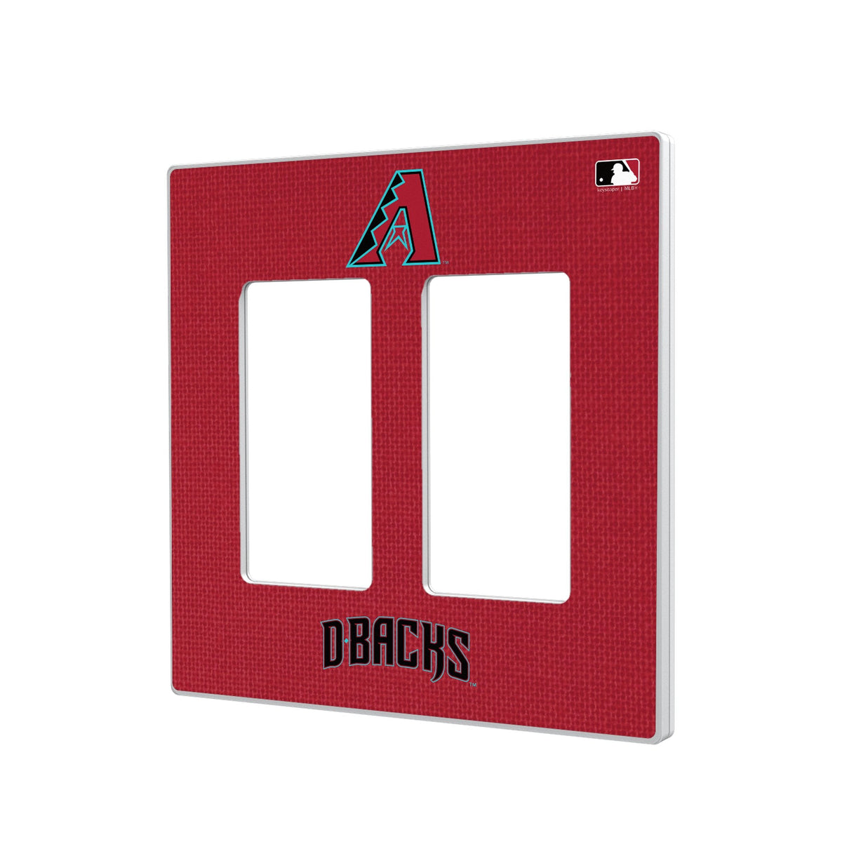 Arizona Diamondbacks Solid Hidden-Screw Light Switch Plate 4
