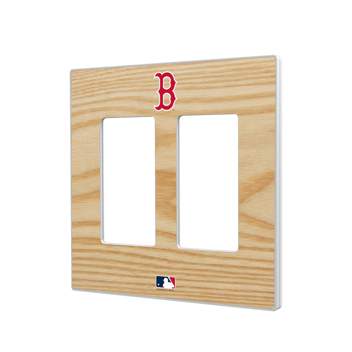 Boston Red Sox Baseball Bat Hidden-Screw Light Switch Plate 4