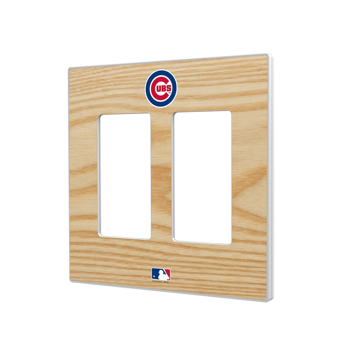 Chicago Cubs Baseball Bat Hidden-Screw Light Switch Plate 4