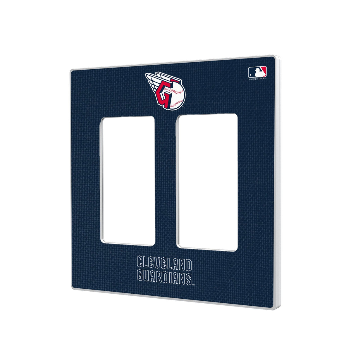 Cleveland Guardians Solid Hidden-Screw Light Switch Plate 4