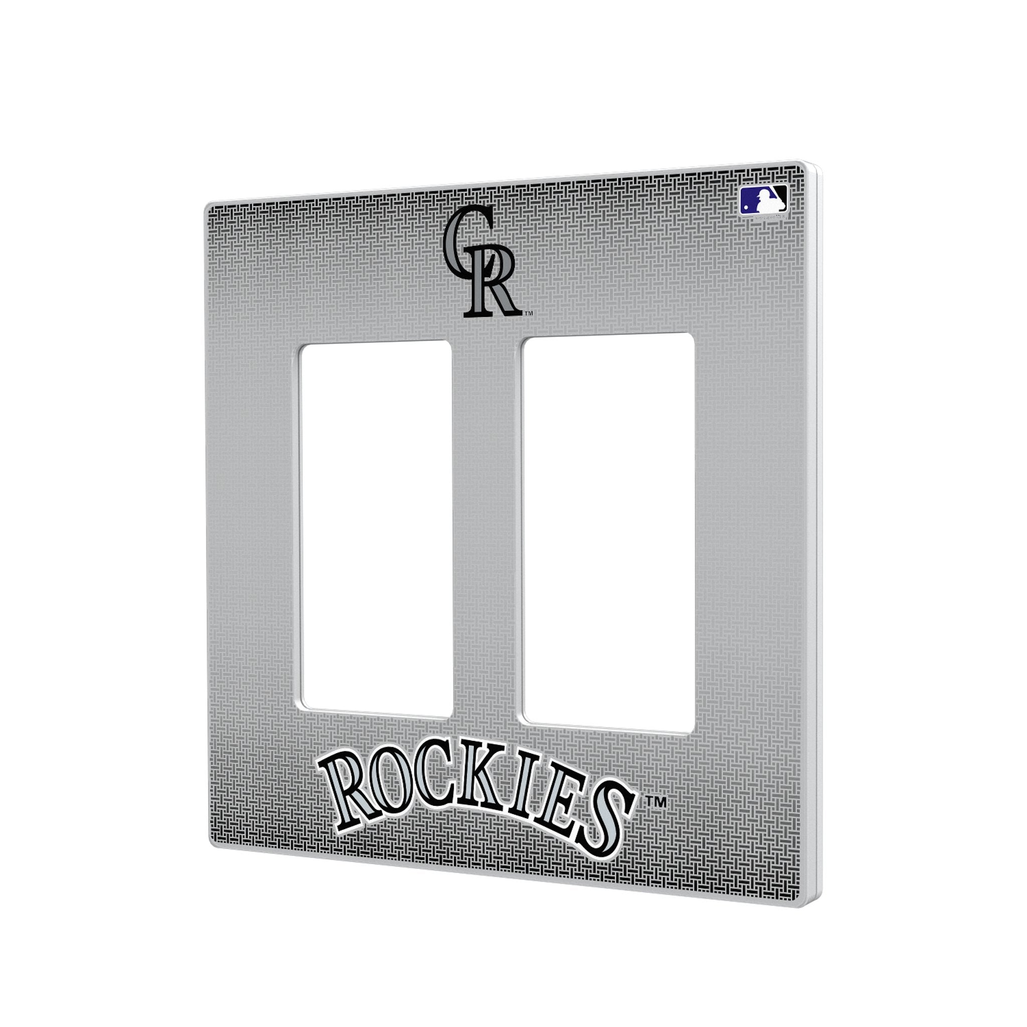 Colorado Rockies Linen Hidden-Screw Light Switch Plate 4