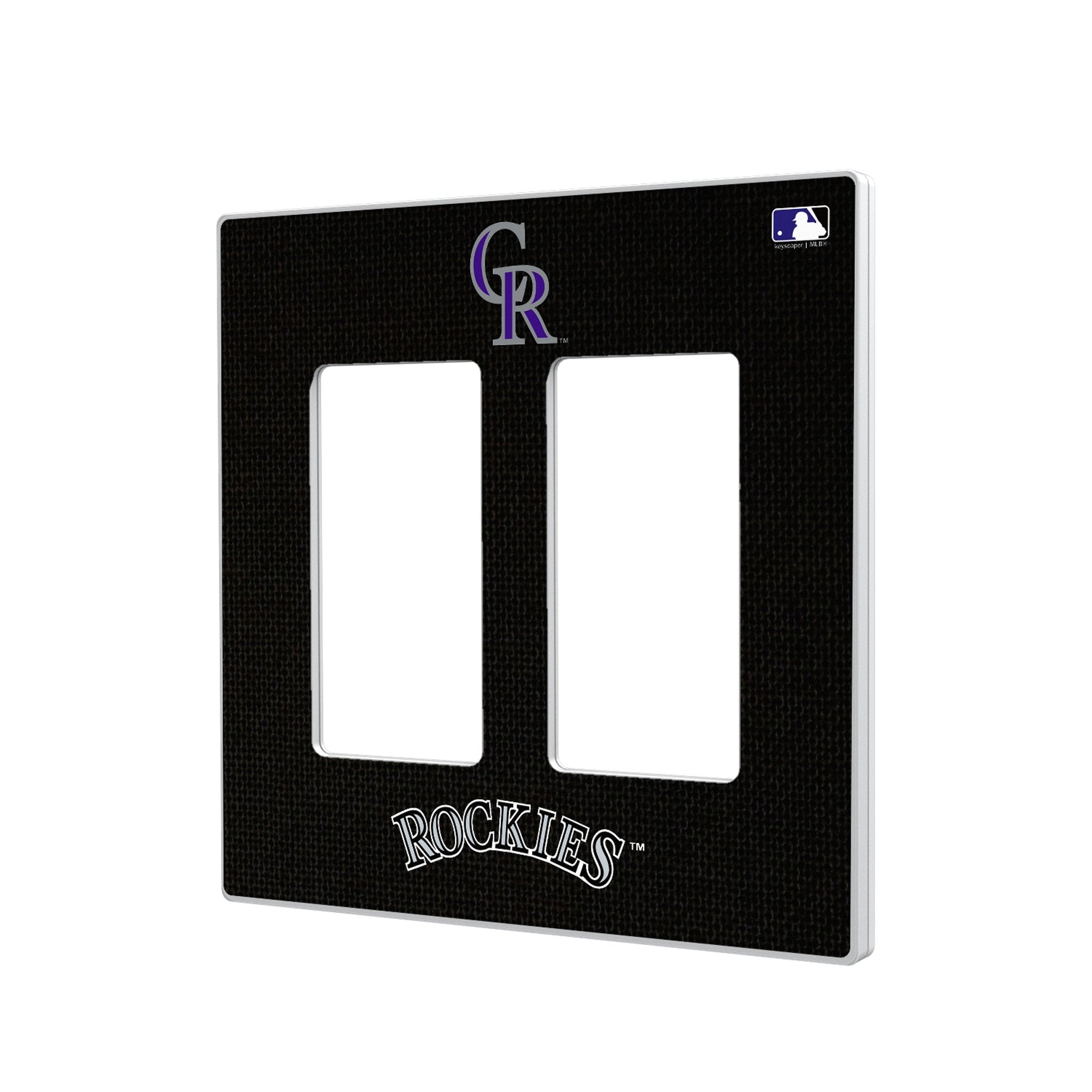 Colorado Rockies Solid Hidden-Screw Light Switch Plate 4