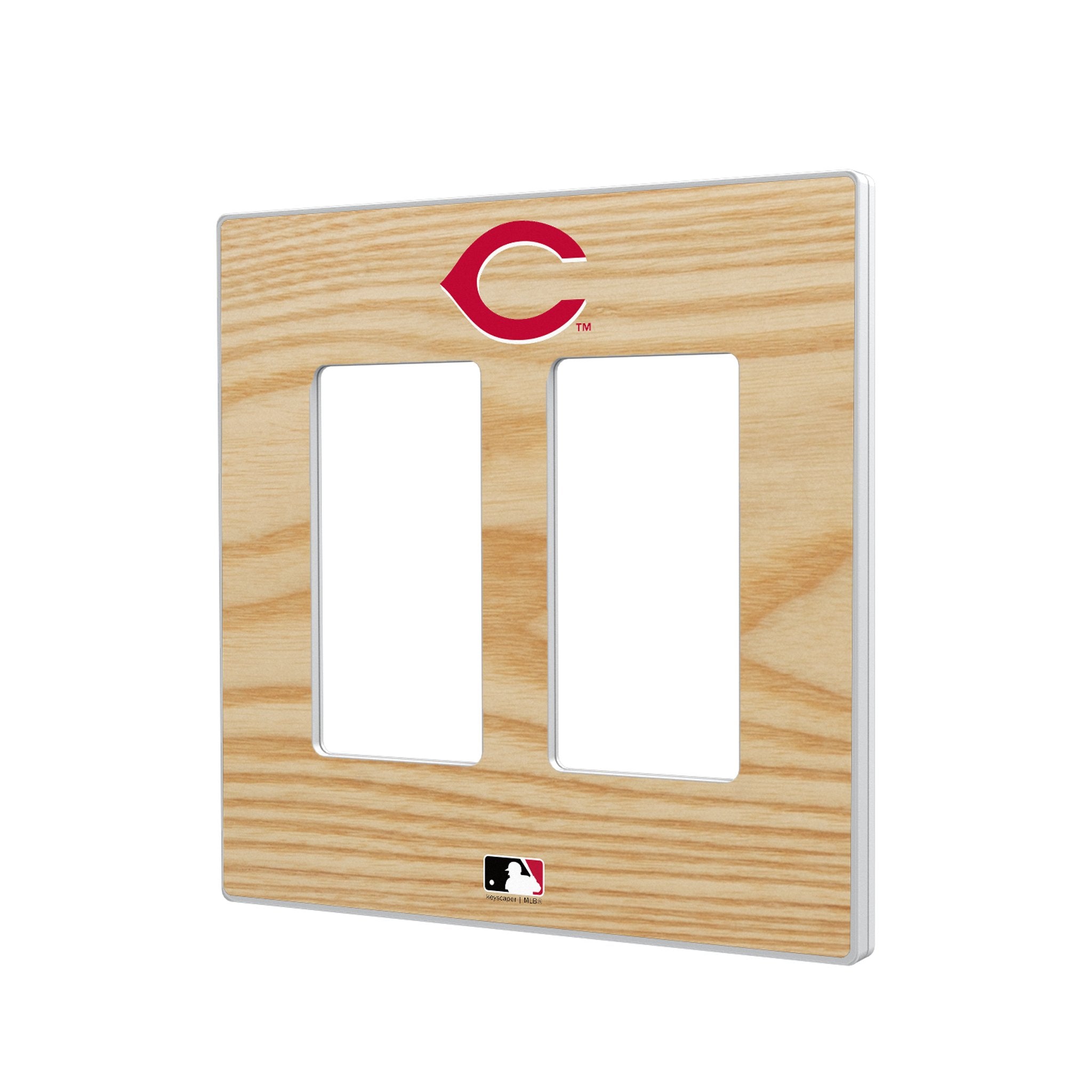 Cincinnati Reds Baseball Bat Hidden-Screw Light Switch Plate 4