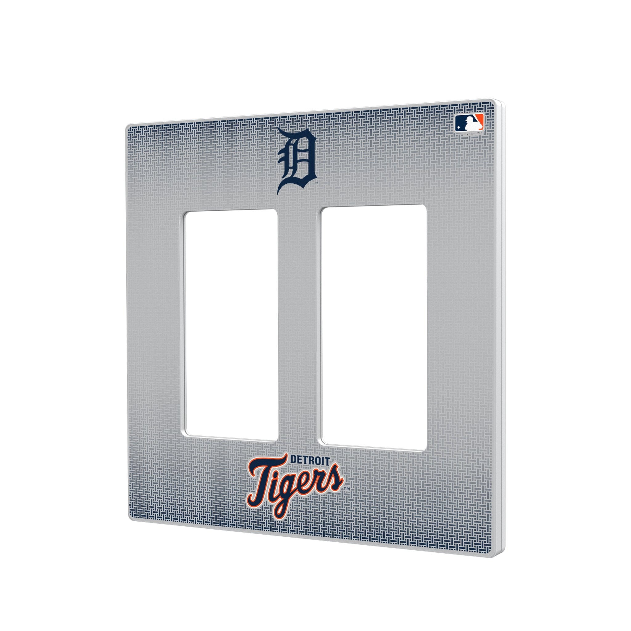 Detroit Tigers Linen Hidden-Screw Light Switch Plate 4