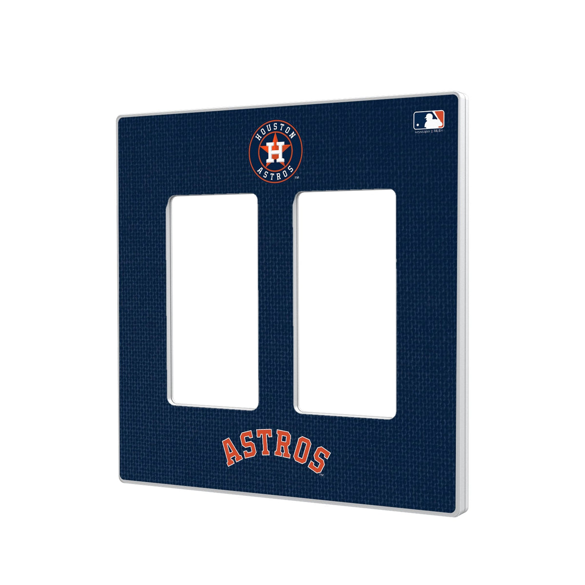 Houston Astros Solid Hidden-Screw Light Switch Plate 4