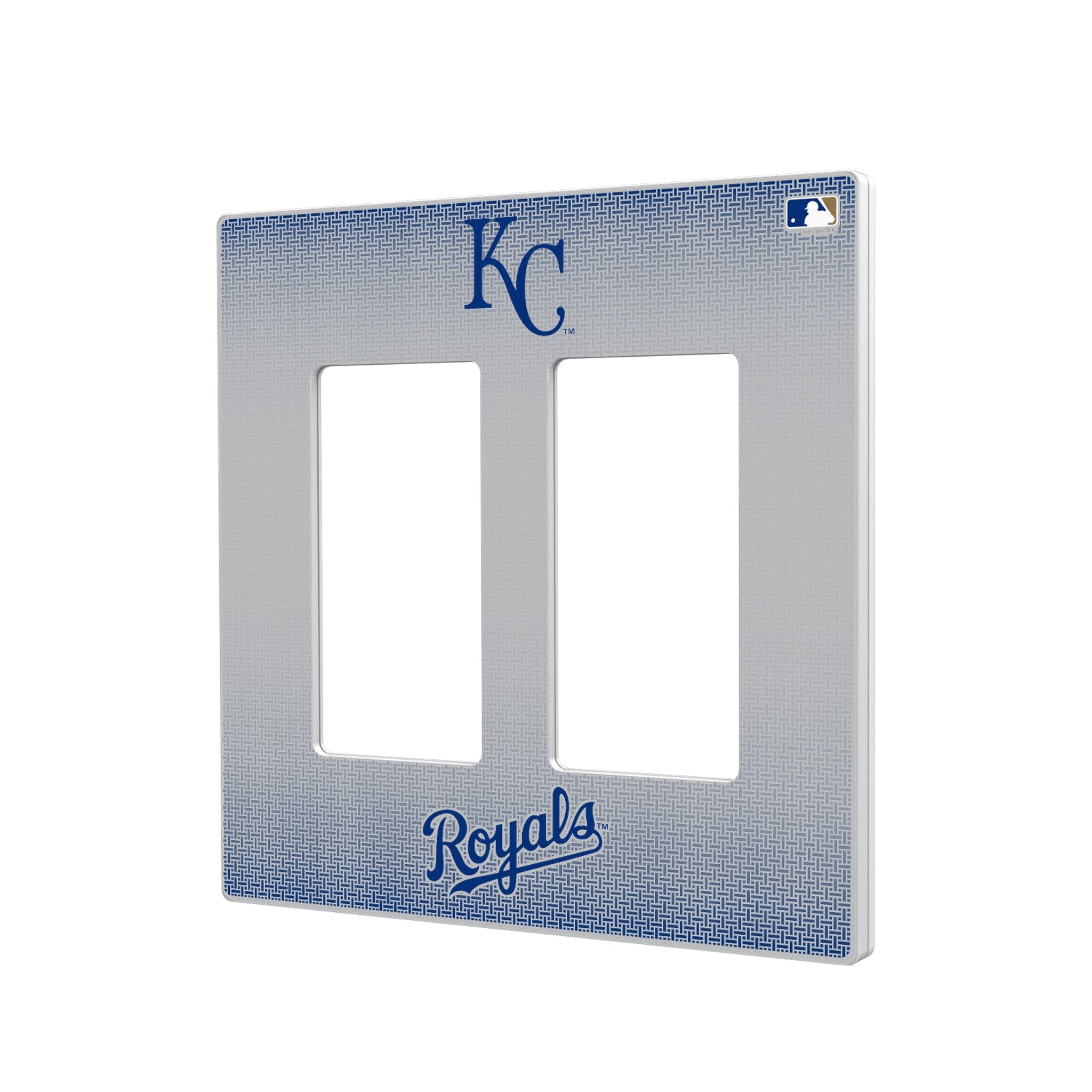 Kansas City Royals Linen Hidden-Screw Light Switch Plate 4