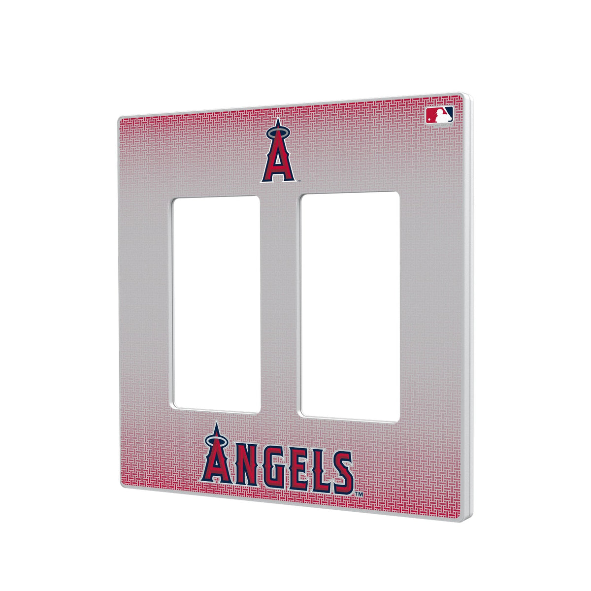 Los Angeles Angels Linen Hidden-Screw Light Switch Plate 4