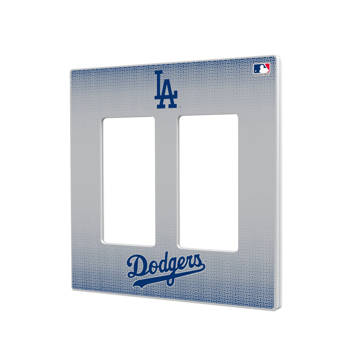 LA Dodgers Linen Hidden-Screw Light Switch Plate 4