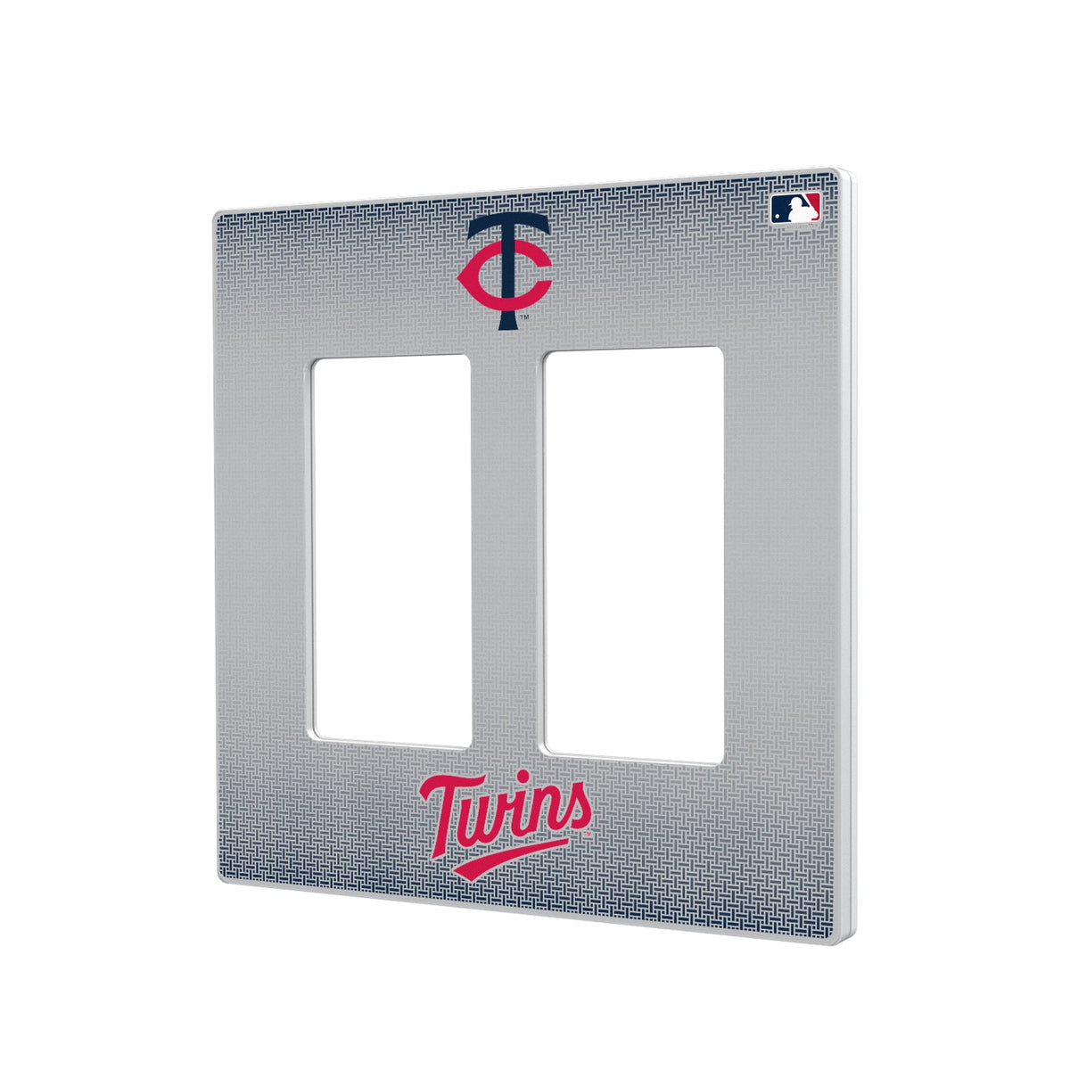 Minnesota Twins Linen Hidden-Screw Light Switch Plate 4