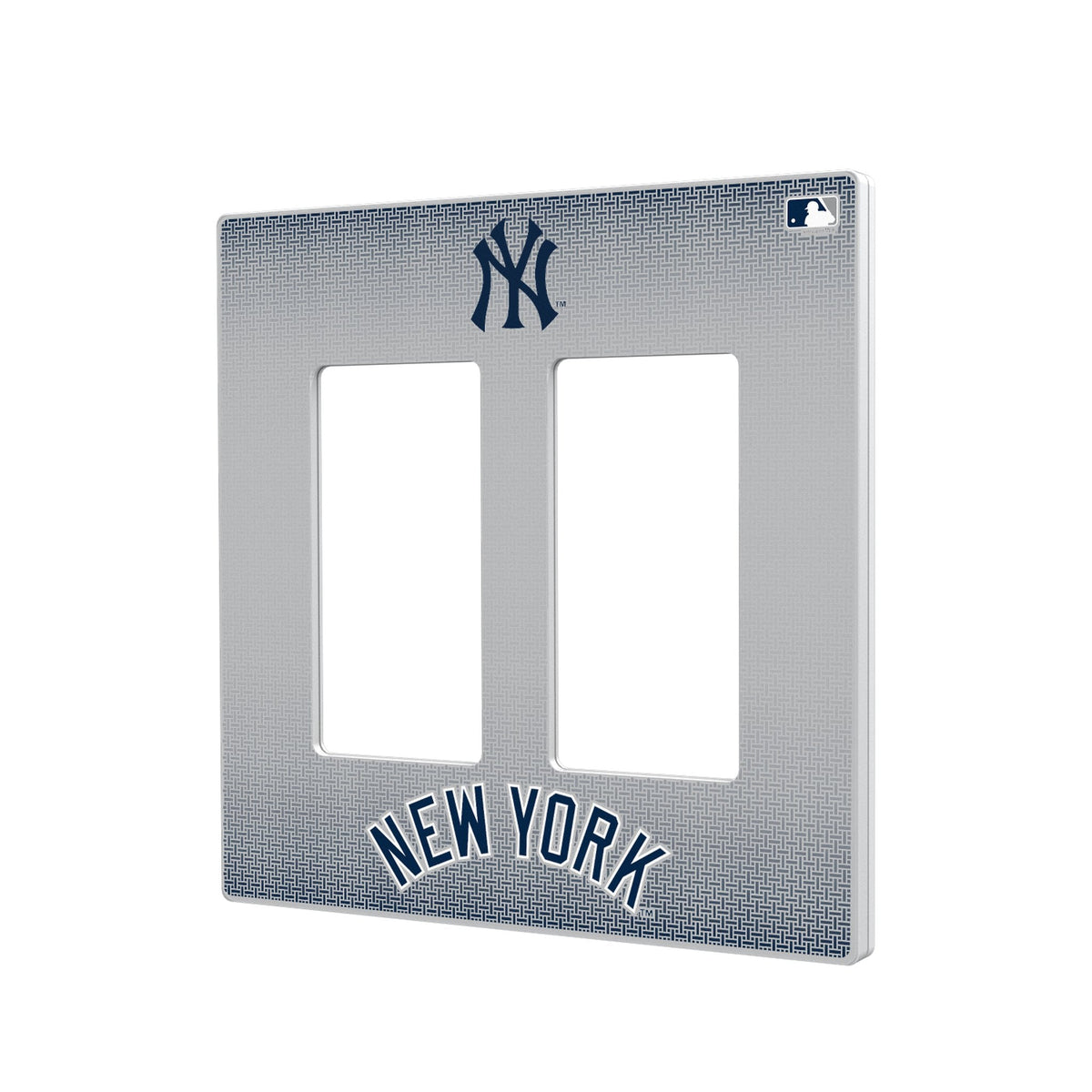 New York Yankees Linen Hidden-Screw Light Switch Plate 4