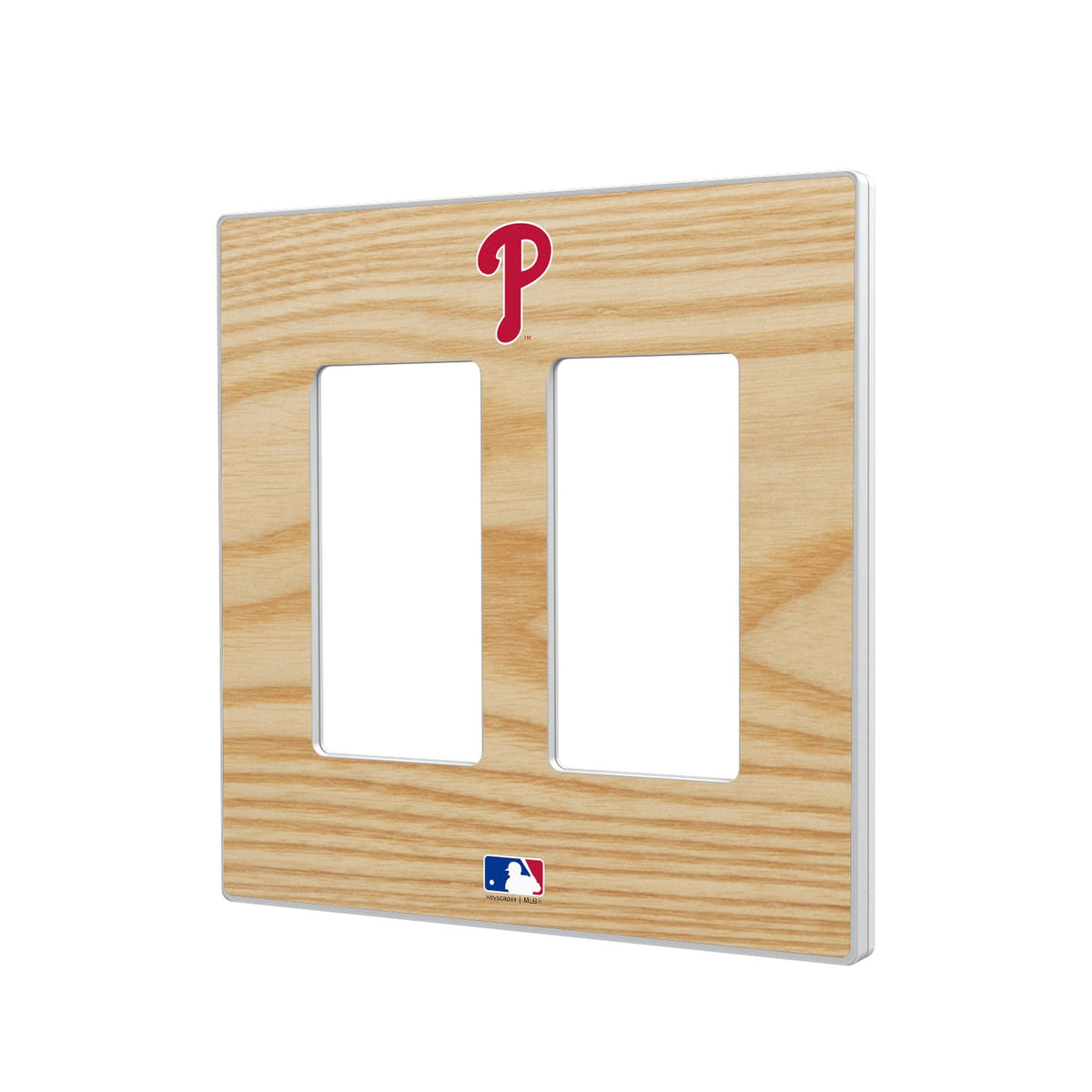 Philadelphia Phillies Baseball Bat Hidden-Screw Light Switch Plate 4