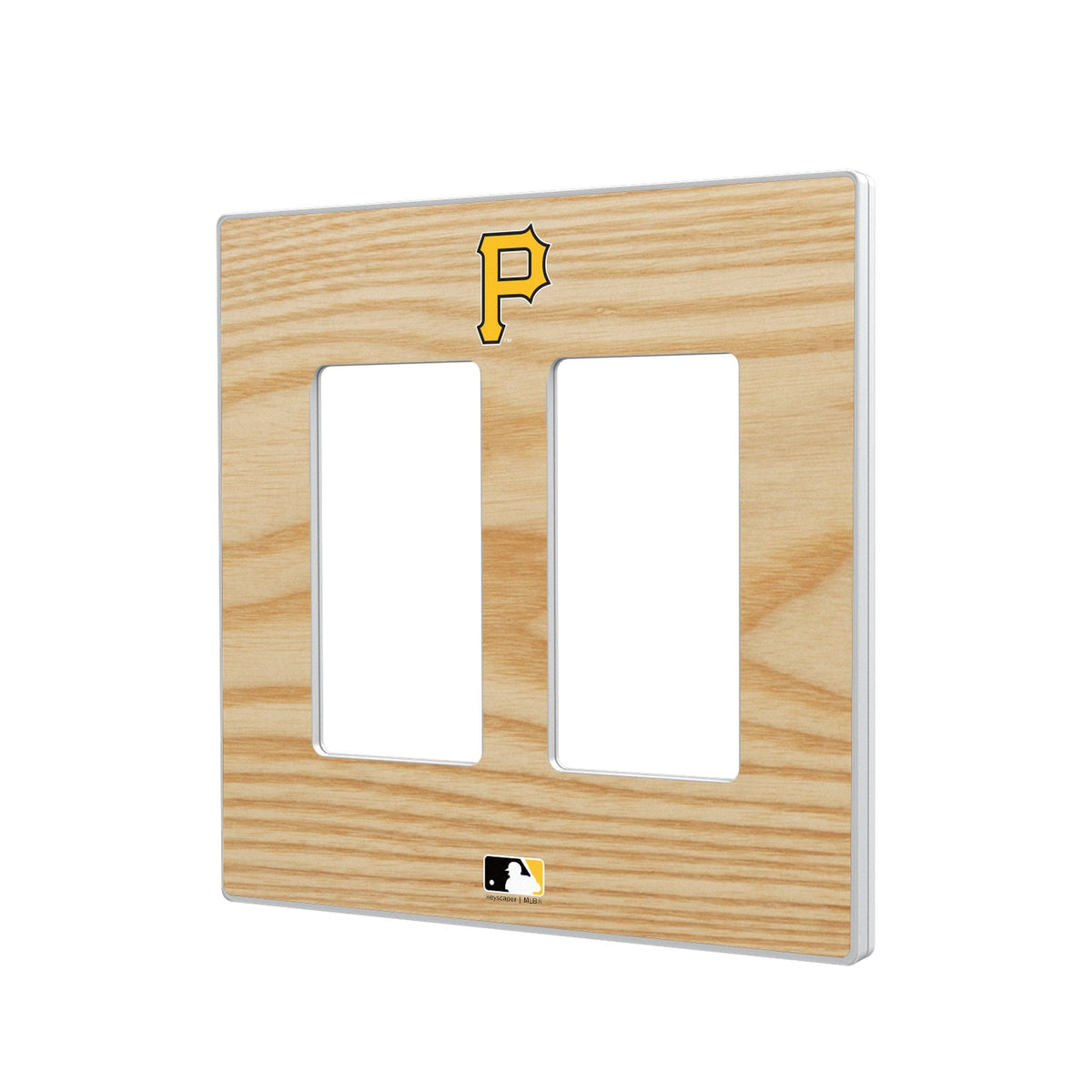 Pittsburgh Pirates Baseball Bat Hidden-Screw Light Switch Plate 4