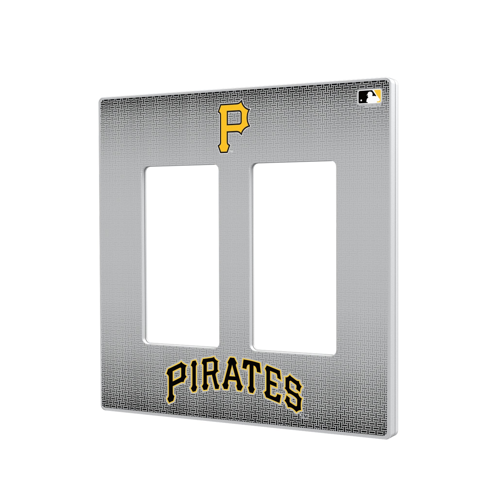 Pittsburgh Pirates Linen Hidden-Screw Light Switch Plate 4