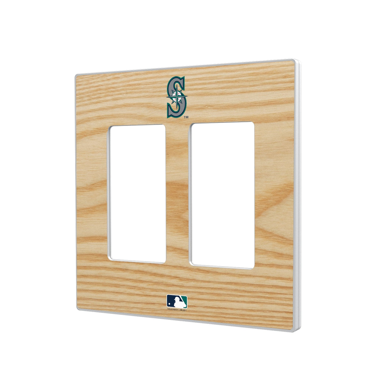 Seattle Mariners Baseball Bat Hidden-Screw Light Switch Plate 4