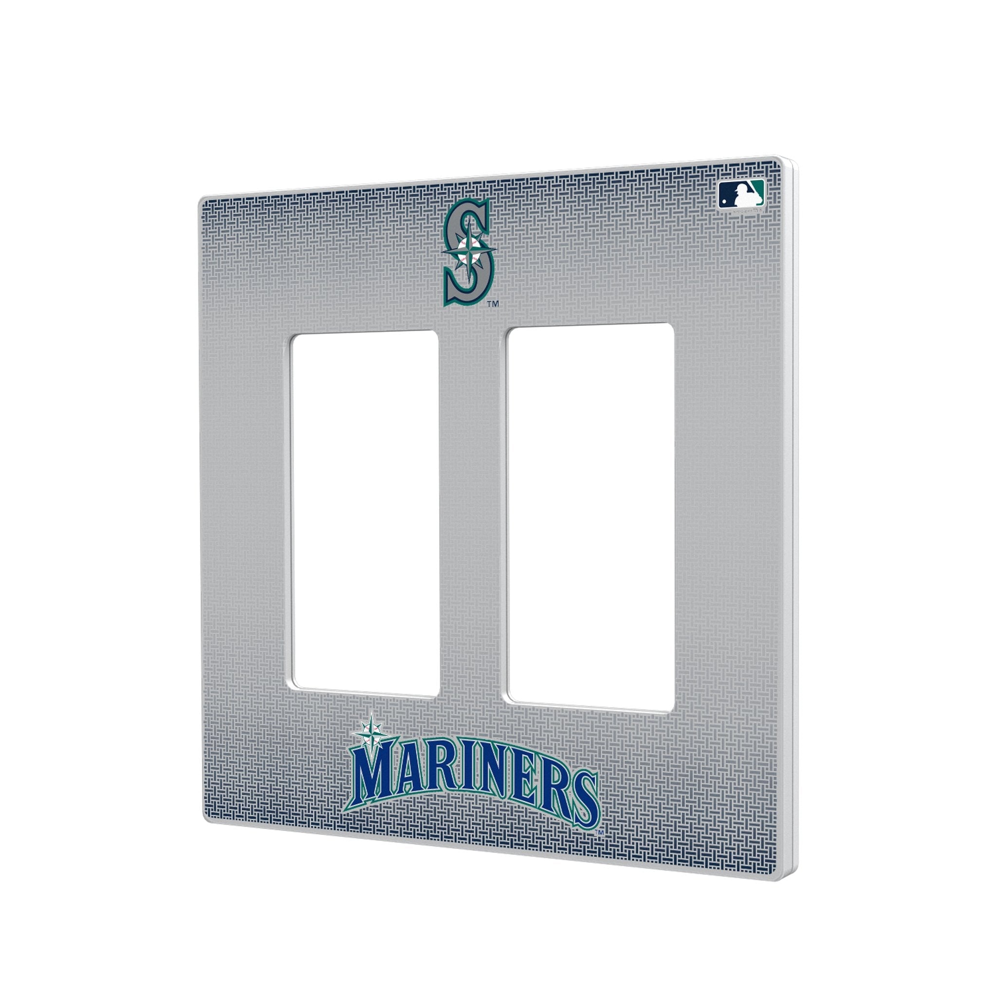 Seattle Mariners Linen Hidden-Screw Light Switch Plate 4