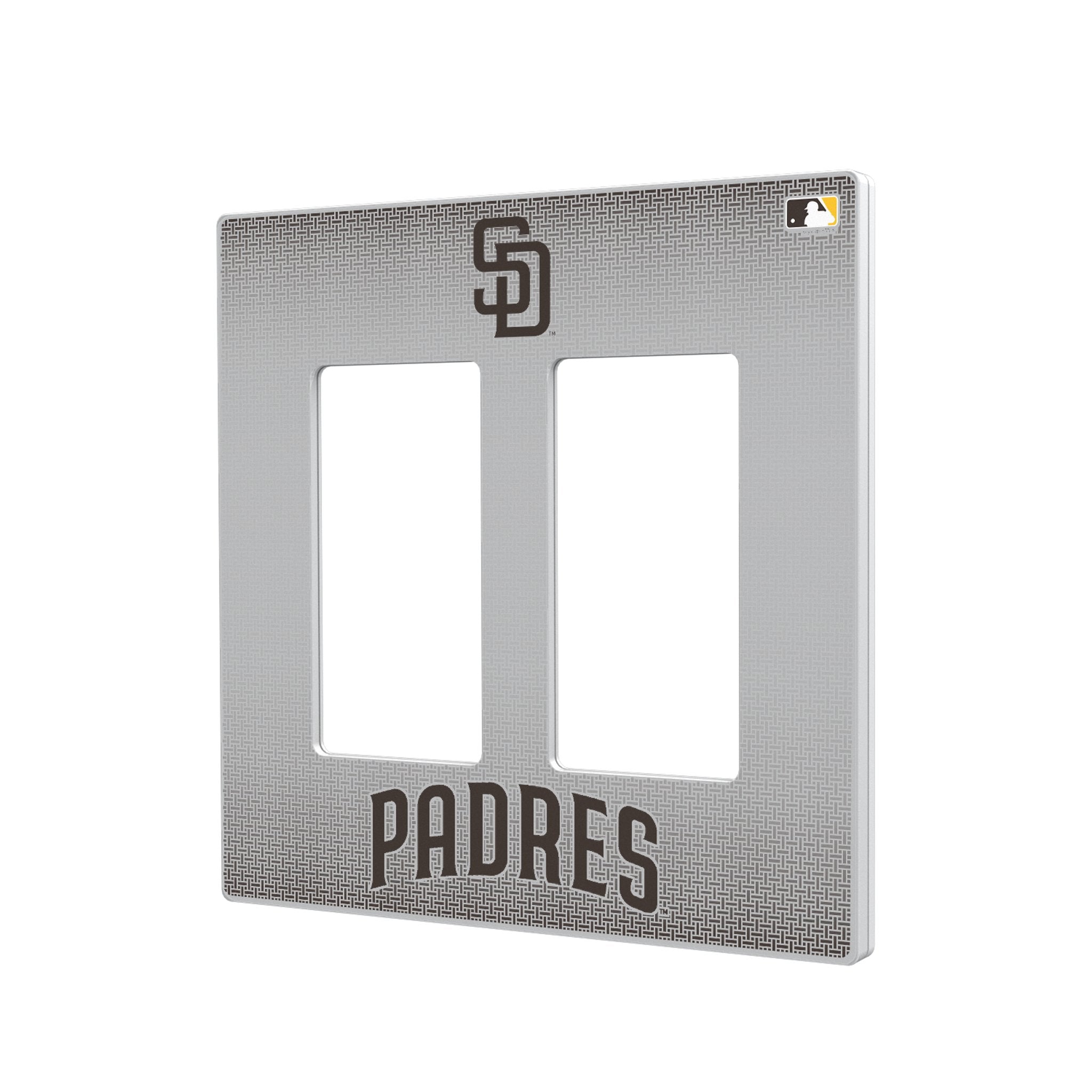 San Diego Padres Linen Hidden-Screw Light Switch Plate 4