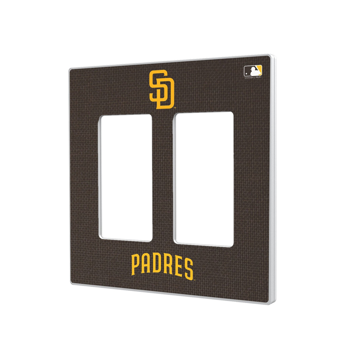 San Diego Padres Solid Hidden-Screw Light Switch Plate 4
