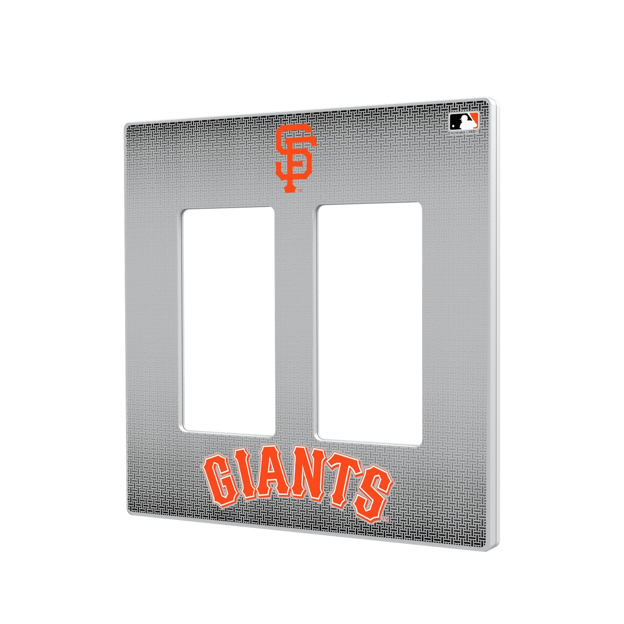 San Francisco Giants Linen Hidden-Screw Light Switch Plate 4