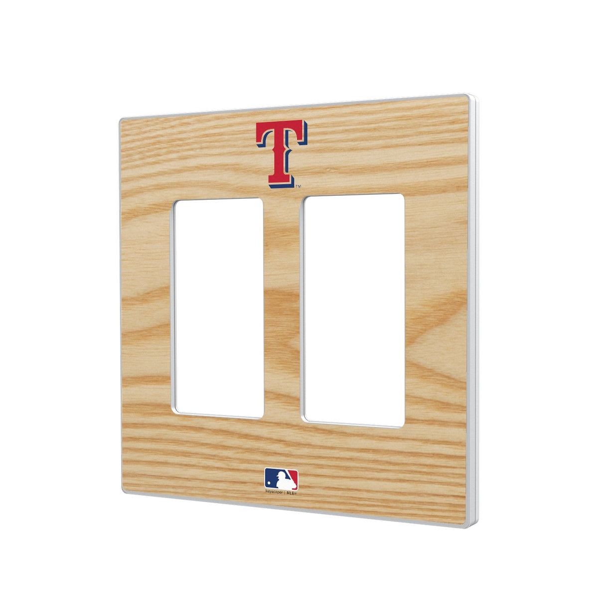 Texas Rangers Baseball Bat Hidden-Screw Light Switch Plate 3
