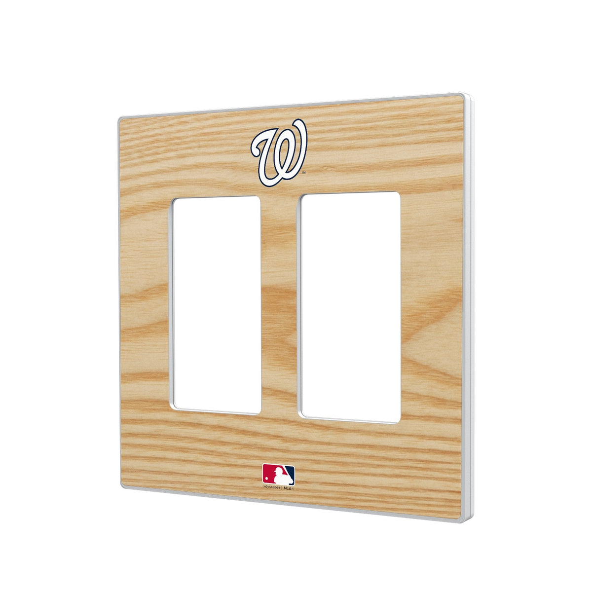 Washington Nationals Baseball Bat Hidden-Screw Light Switch Plate 4