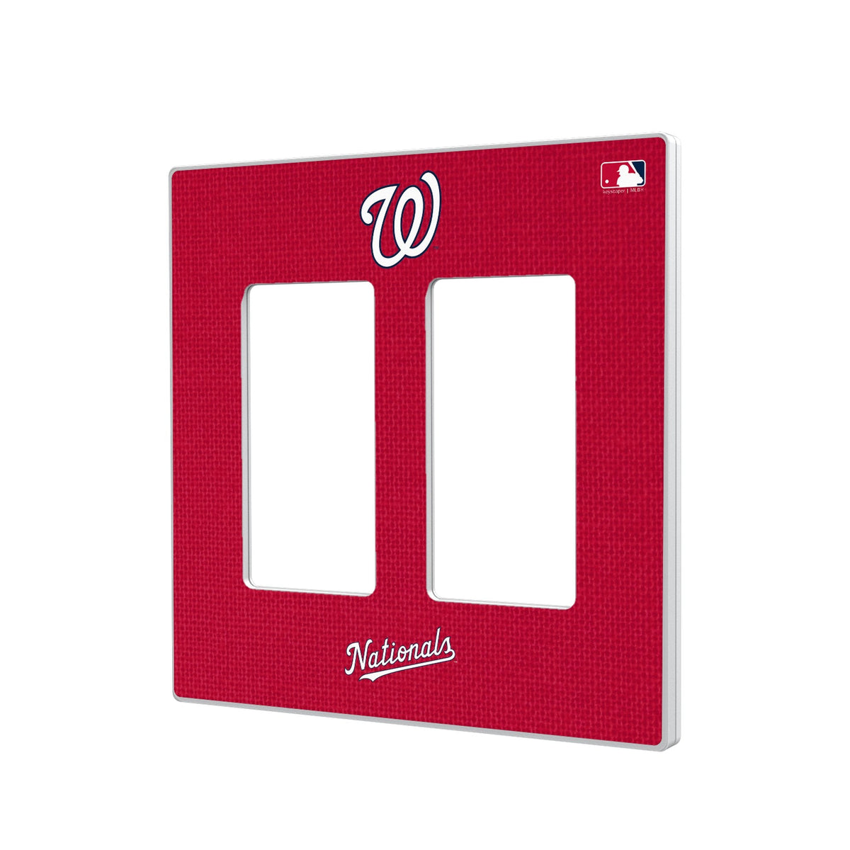 Washington Nationals Solid Hidden-Screw Light Switch Plate 4