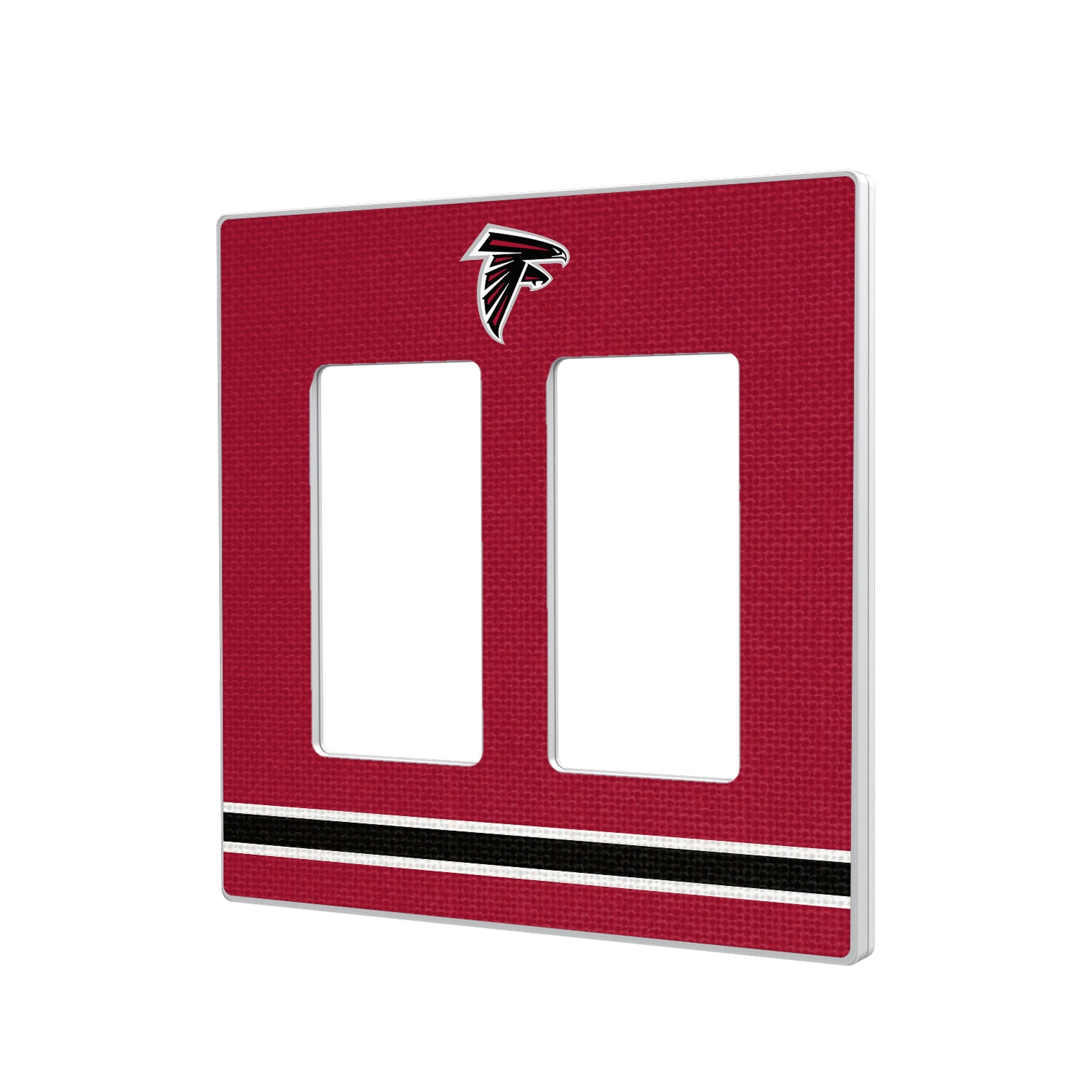 Atlanta Falcons Stripe Hidden-Screw Light Switch Plate 4