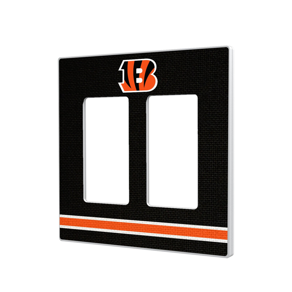 Cincinnati Bengals Stripe Hidden-Screw Light Switch Plate 4