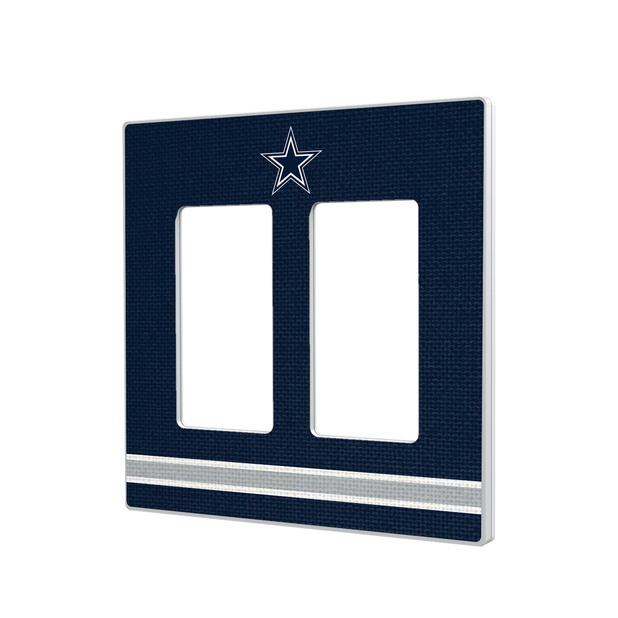 Dallas Cowboys Stripe Hidden-Screw Light Switch Plate 4