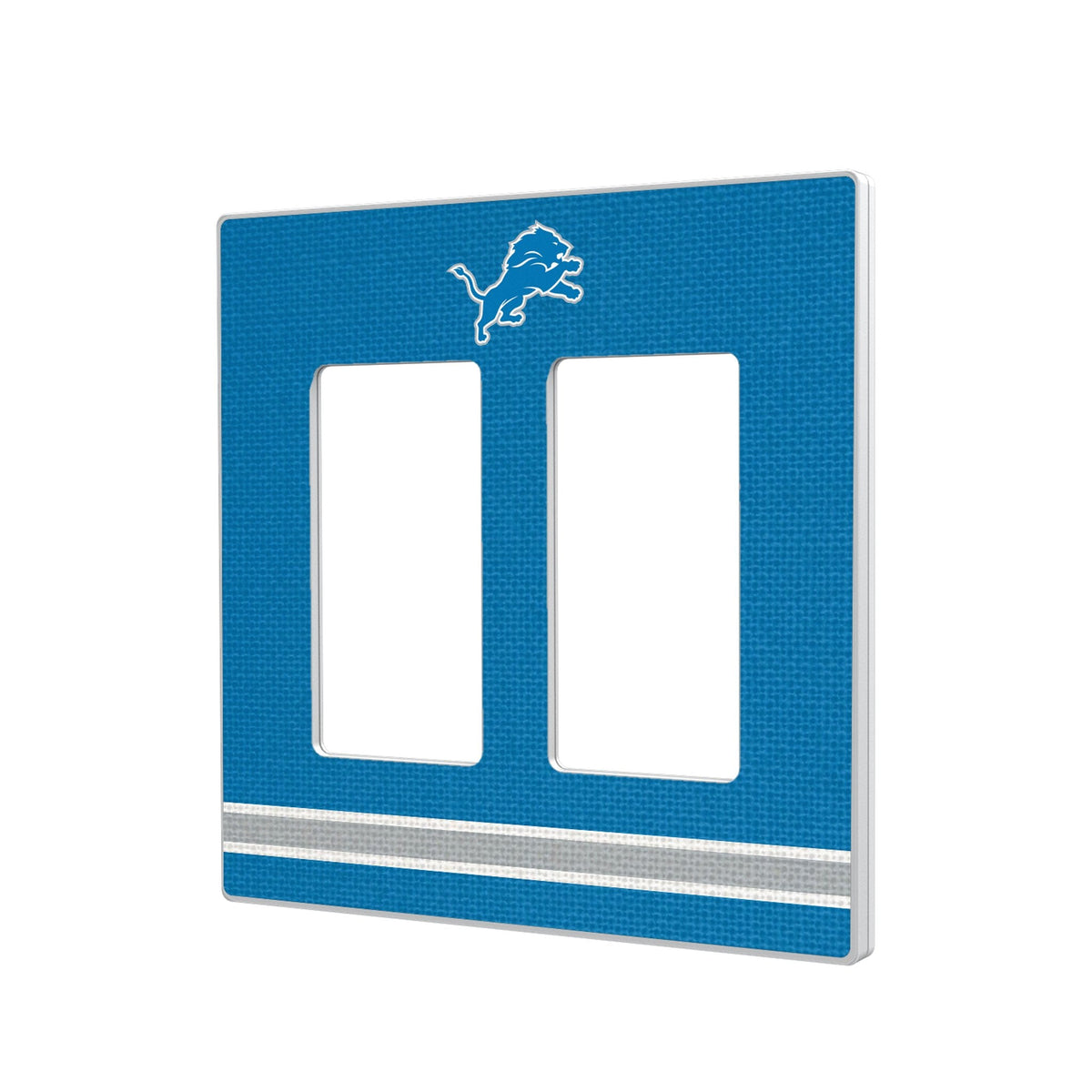 Detroit Lions Stripe Hidden-Screw Light Switch Plate 4