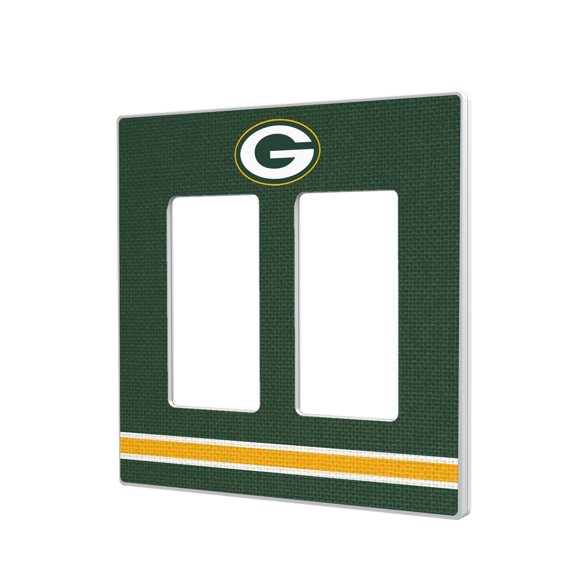 Green Bay Packers Stripe Hidden-Screw Light Switch Plate 4