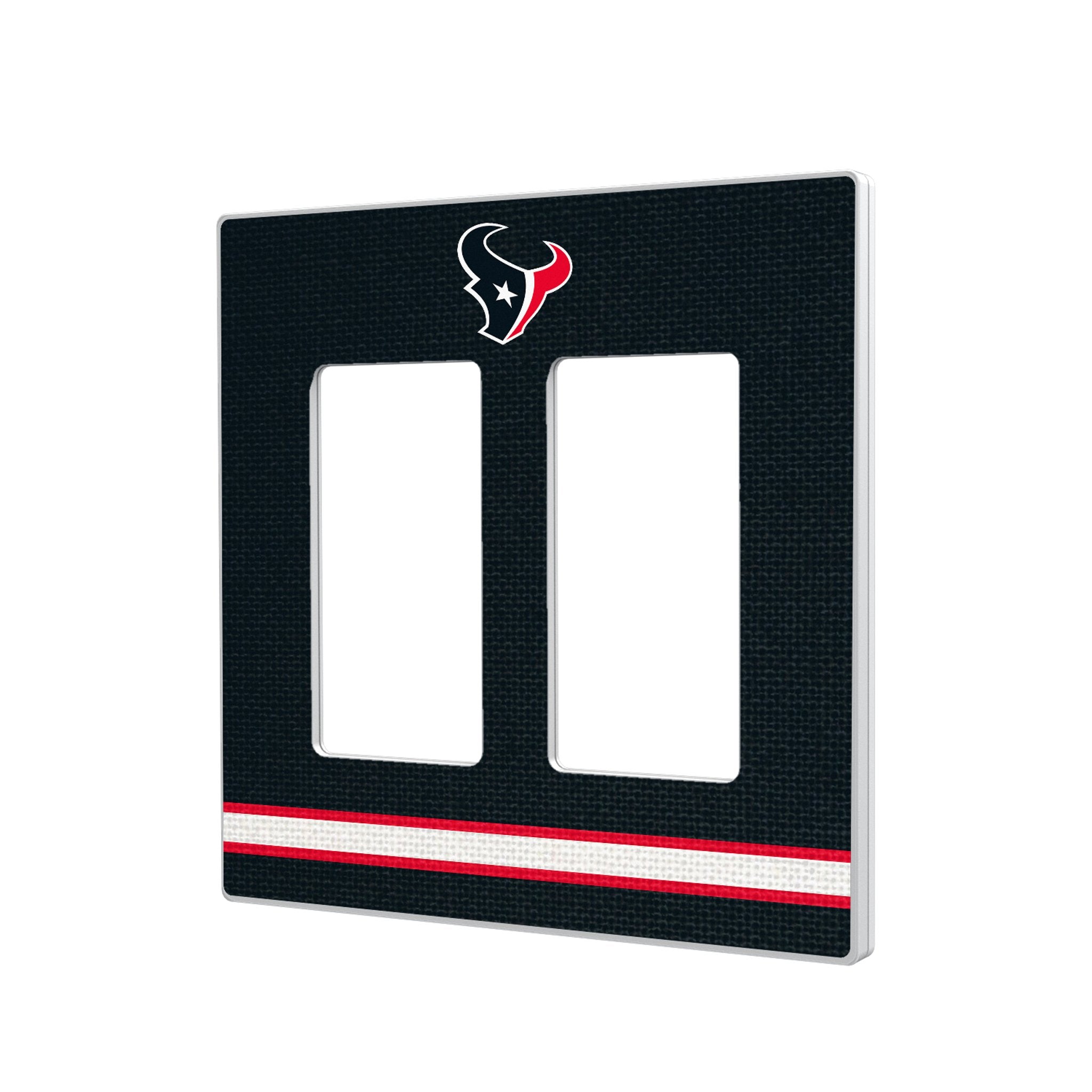 Houston Texans Stripe Hidden-Screw Light Switch Plate 4