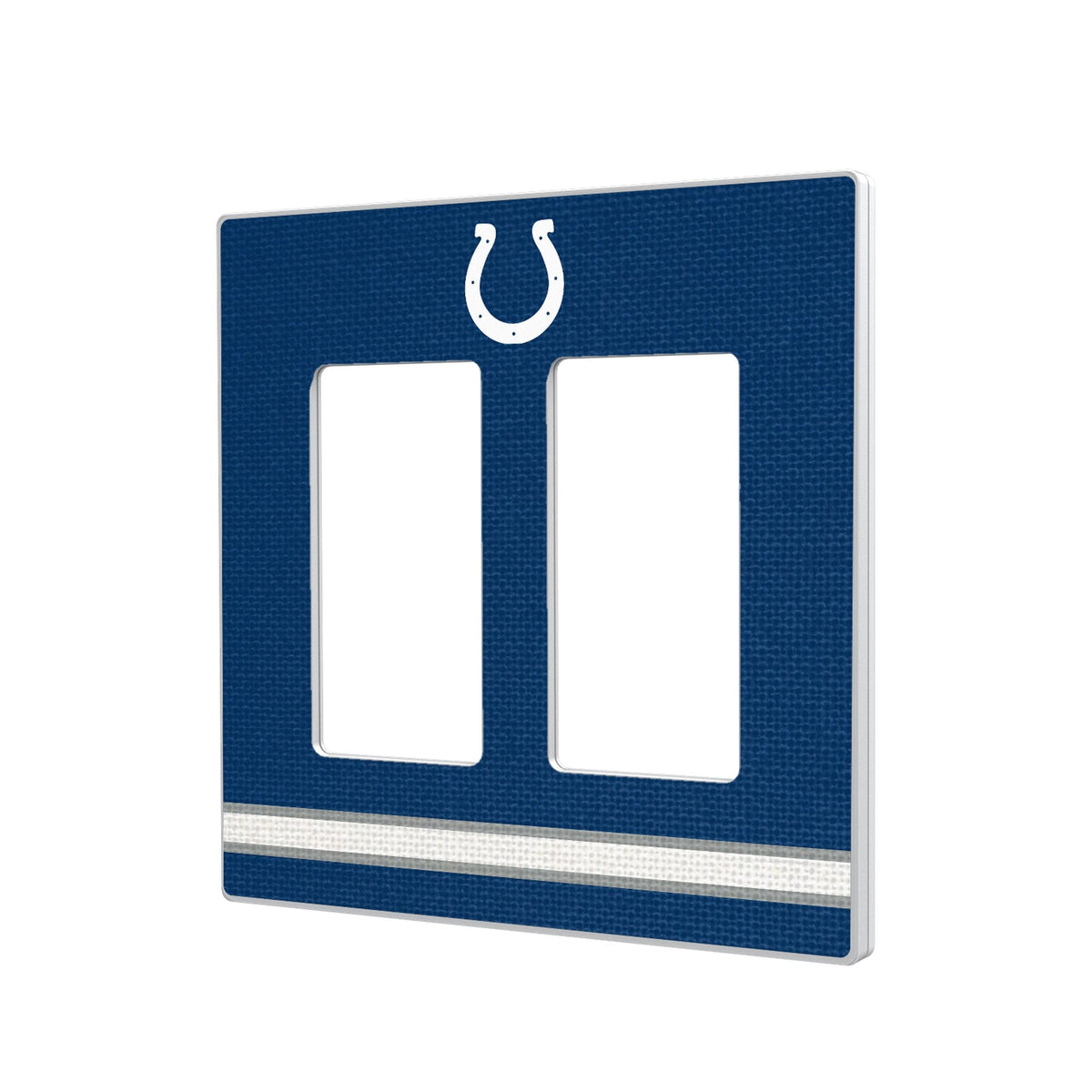 Indianapolis Colts Stripe Hidden-Screw Light Switch Plate 4