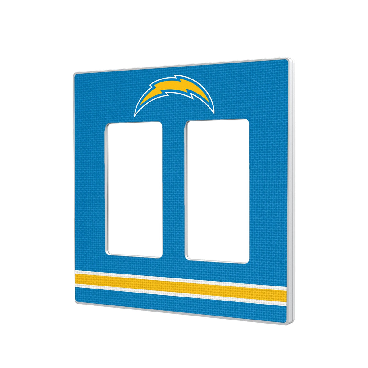 Los Angeles Chargers Stripe Hidden-Screw Light Switch Plate 4