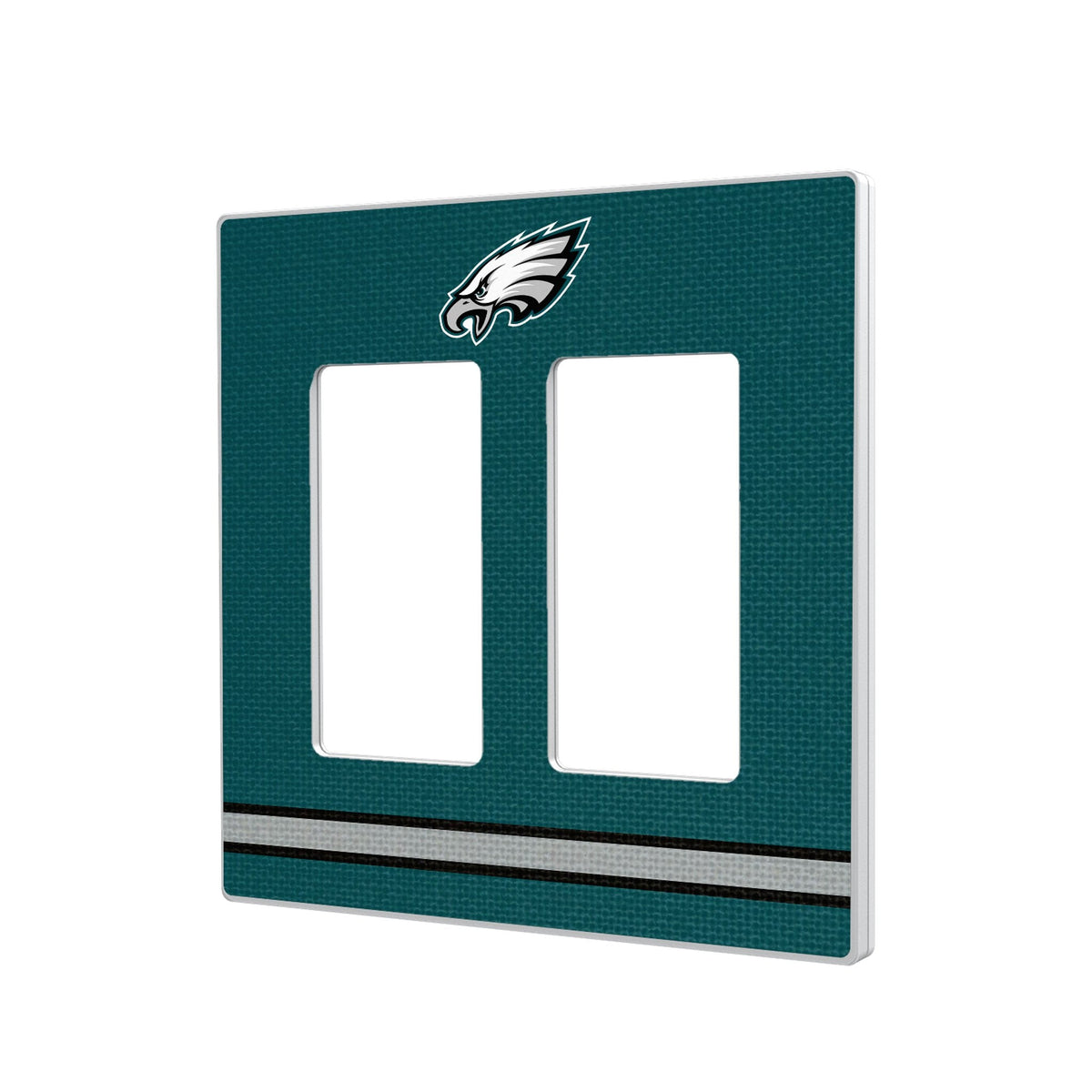 Philadelphia Eagles Stripe Hidden-Screw Light Switch Plate 4