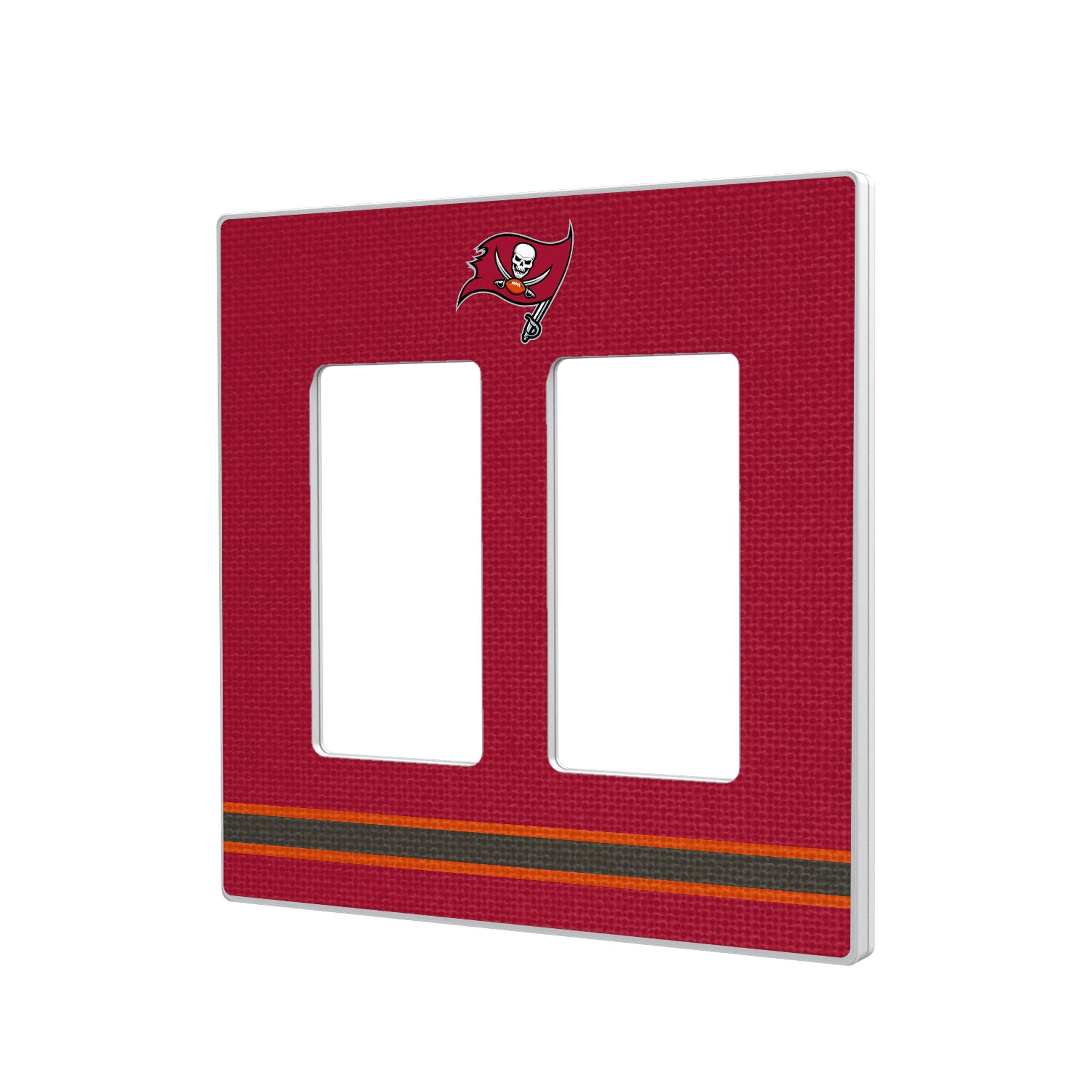 Tampa Bay Buccaneers Stripe Hidden-Screw Light Switch Plate 4