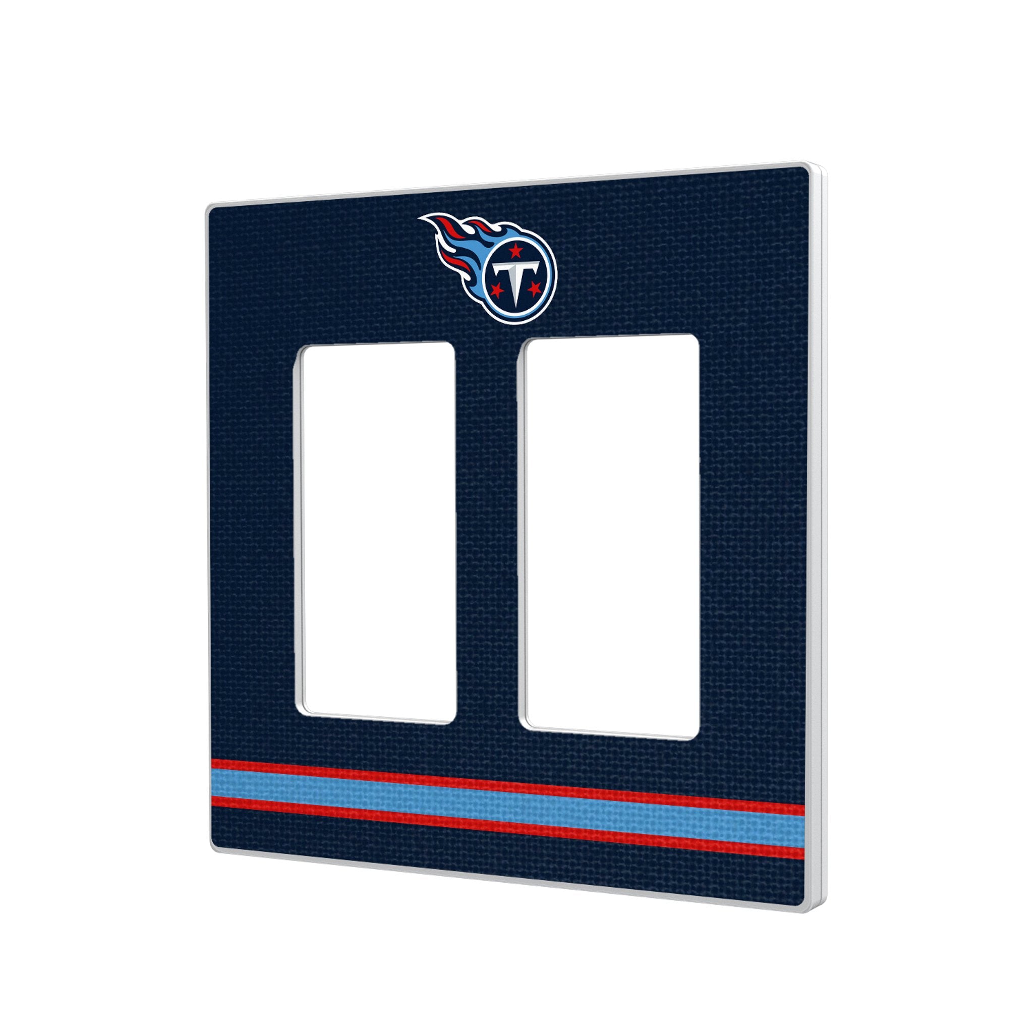 Tennessee Titans Stripe Hidden-Screw Light Switch Plate 4